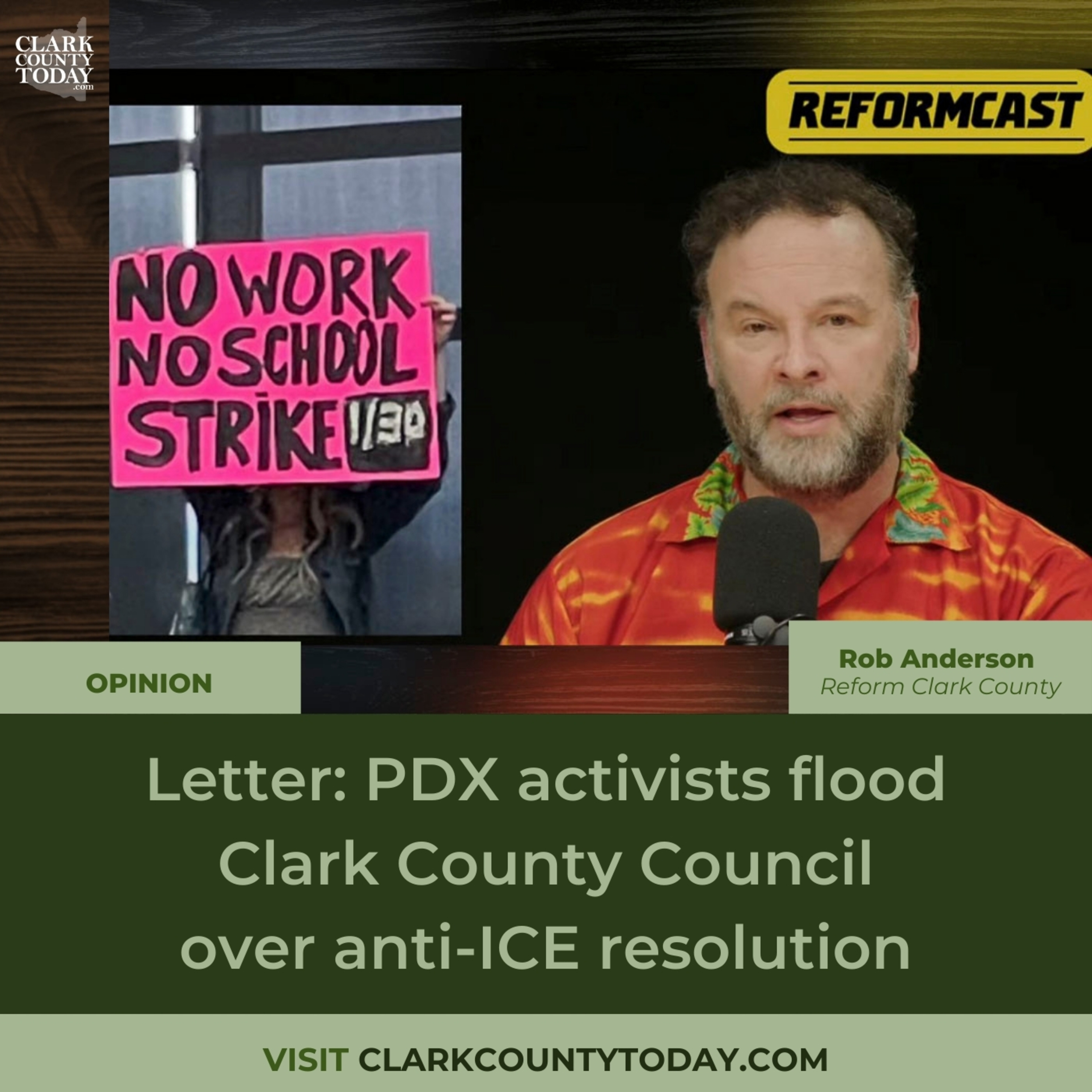 Letter: PDX activists flood Clark County Council over anti-ICE resolution episode artwork