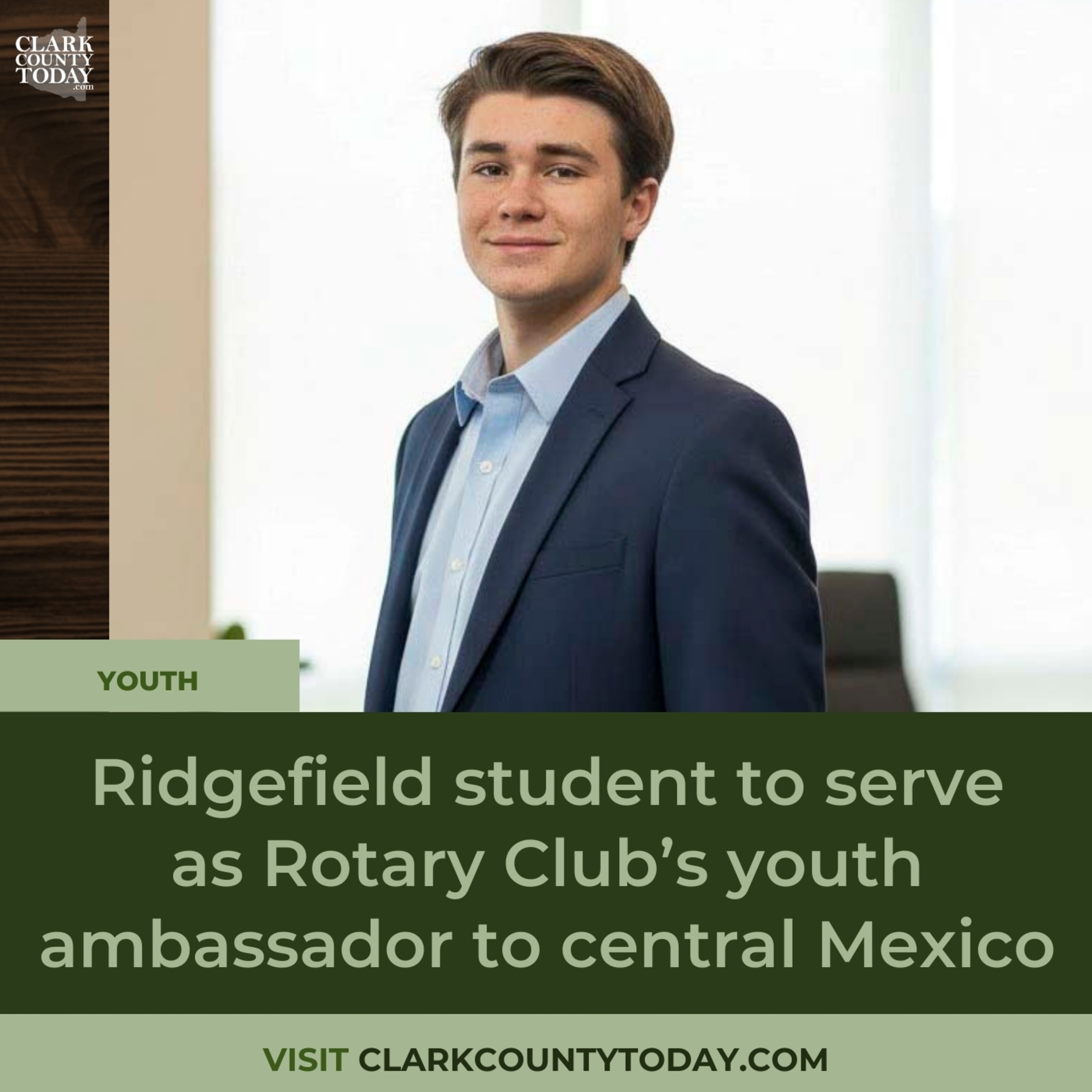 Ridgefield’s Zander Earl selected for Rotary youth exchange in Mexico episode artwork