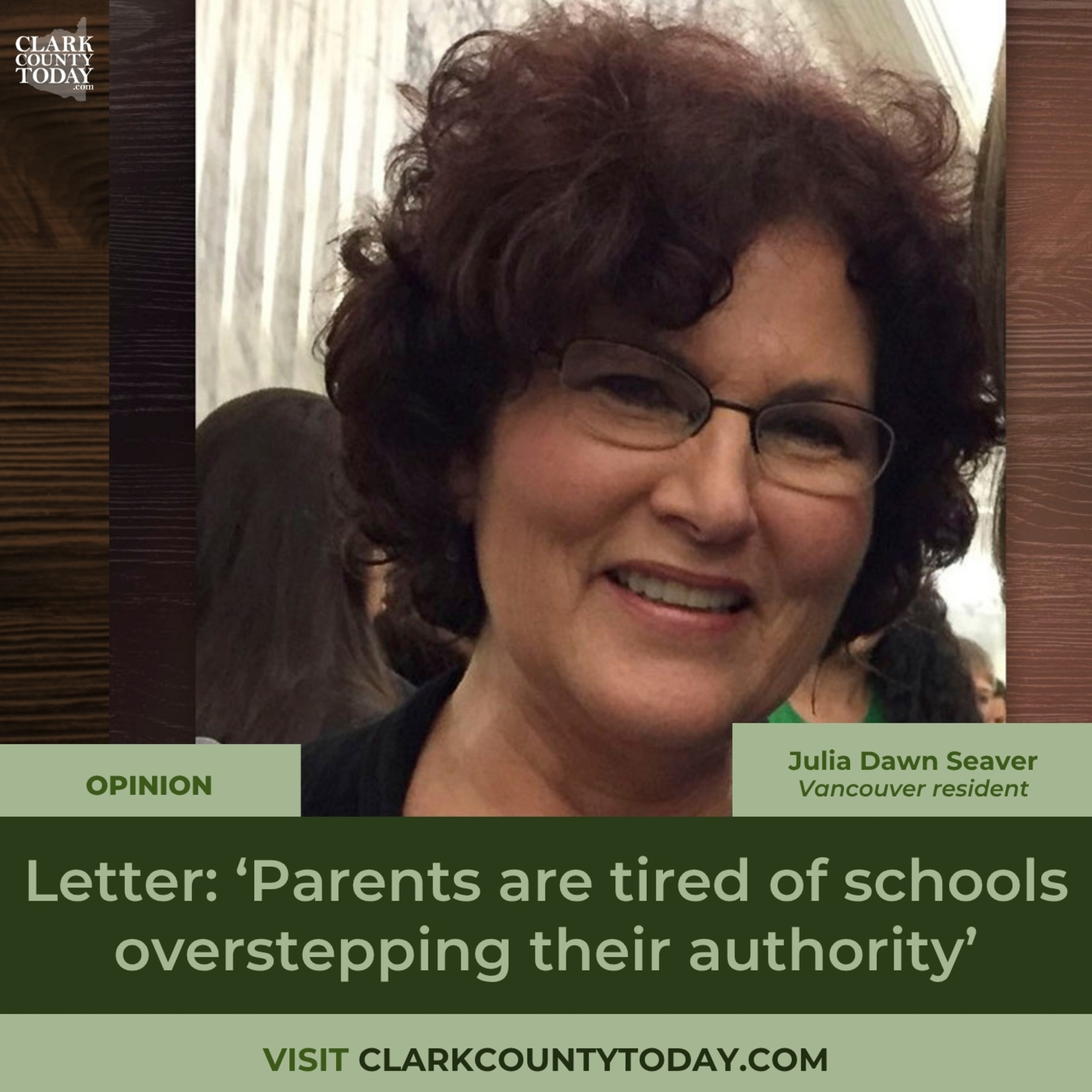 Letter: ‘Parents are tired of schools overstepping their authority’