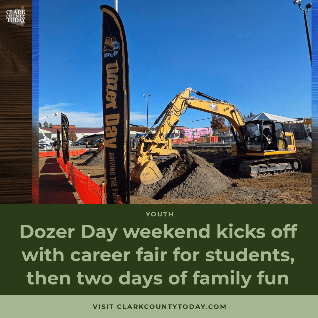 Audio artwork for “Dozer Day weekend kicks off with career fair for students, then two days of family fun”