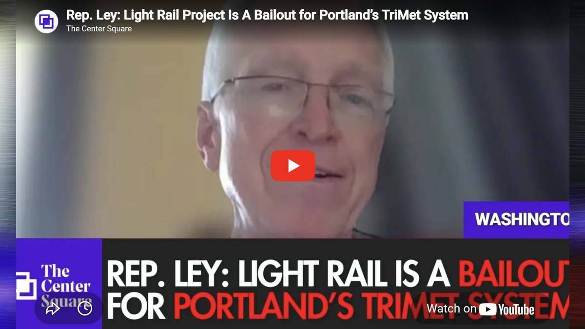 VIDEO: Rep. John Ley – I-5 Bridge replacement project is a ‘light rail project in search of a bridge’