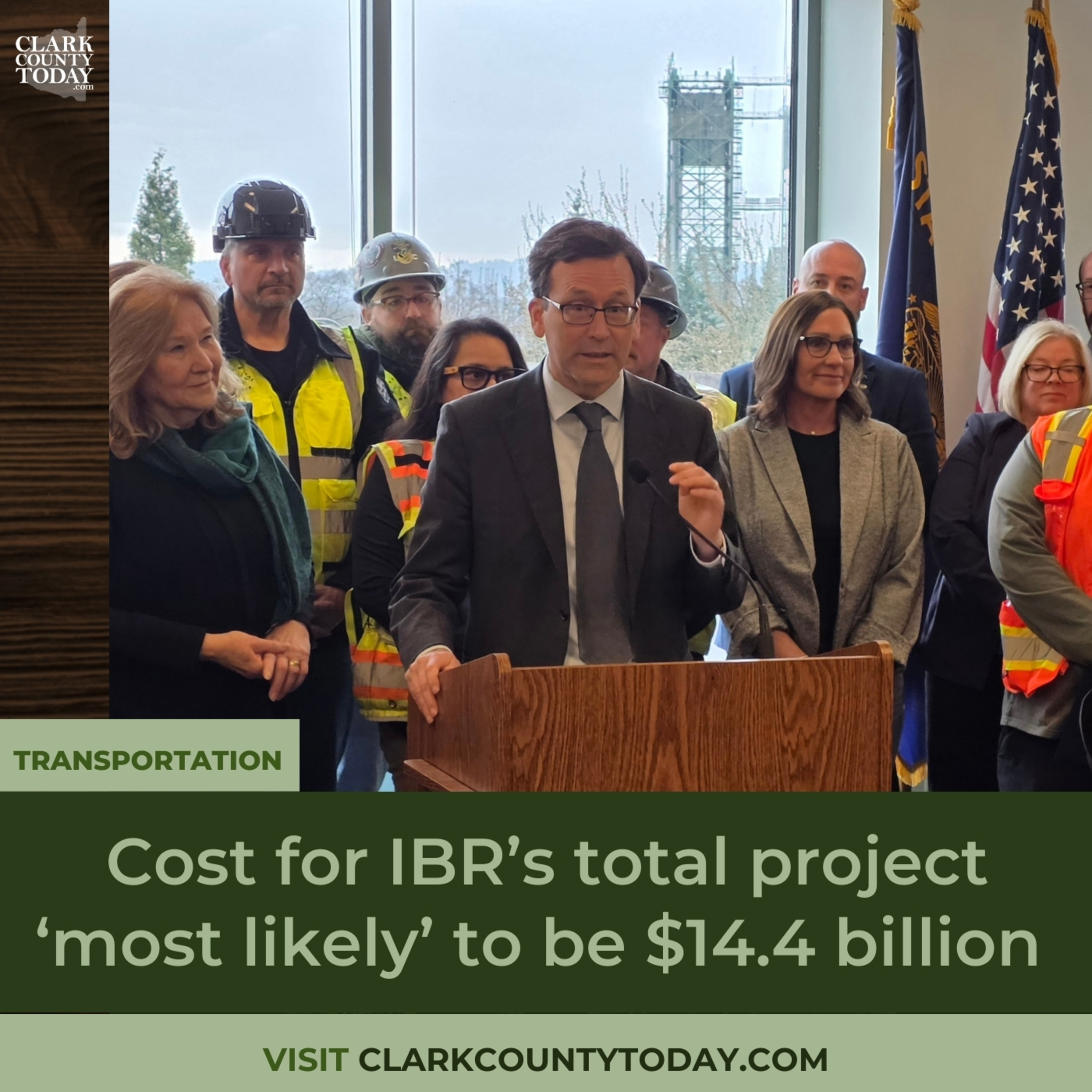 Governor Ferguson sets $7.65B phase one target for new I-5 bridge episode artwork