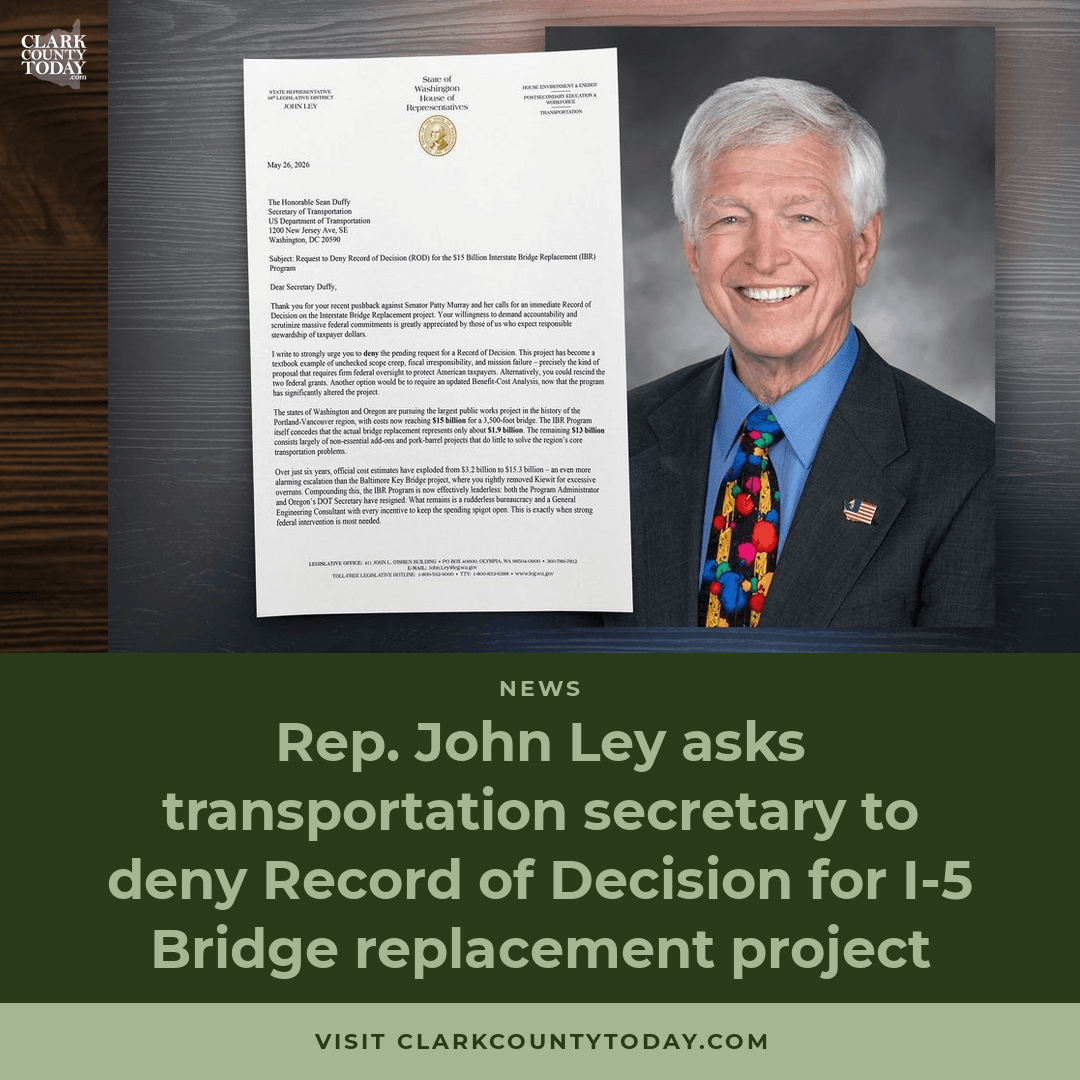 Ley Asks Feds to Block $15B I-5 Bridge Decision episode artwork