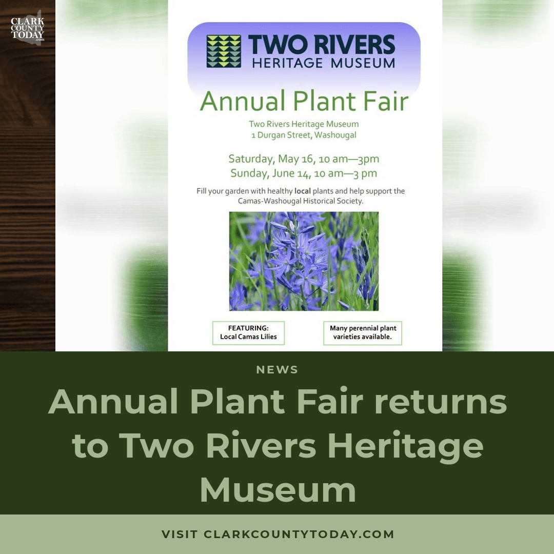 Plant Fair returns to Two Rivers Heritage Museum May 16