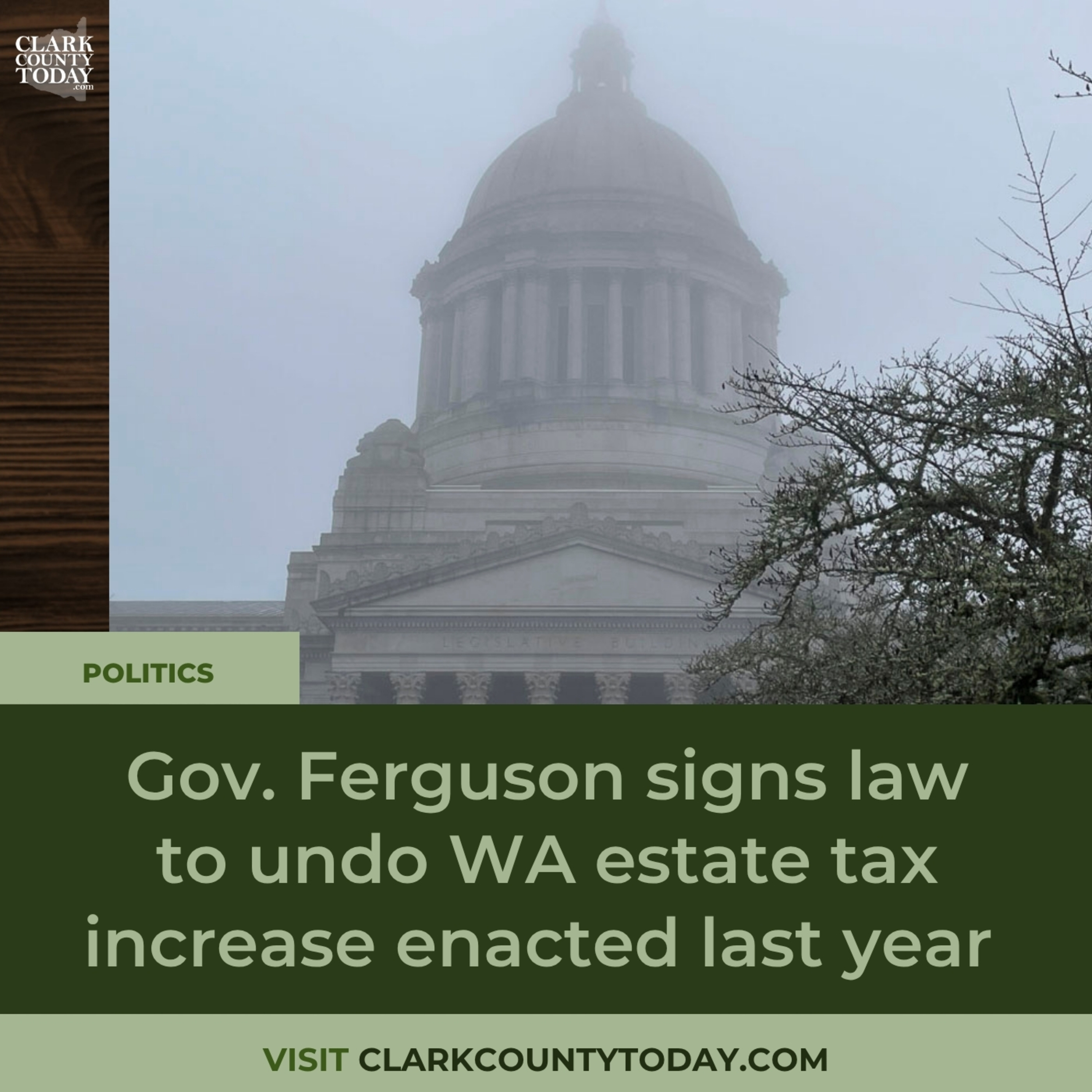 Washington repeals estate tax increase; $340M impact on education episode artwork