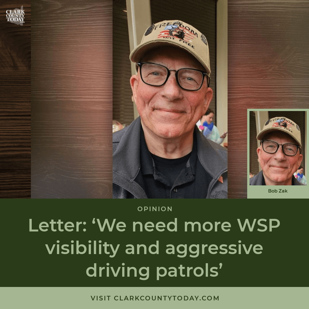 Letter: More WSP Patrols Needed on I-5 and I-205