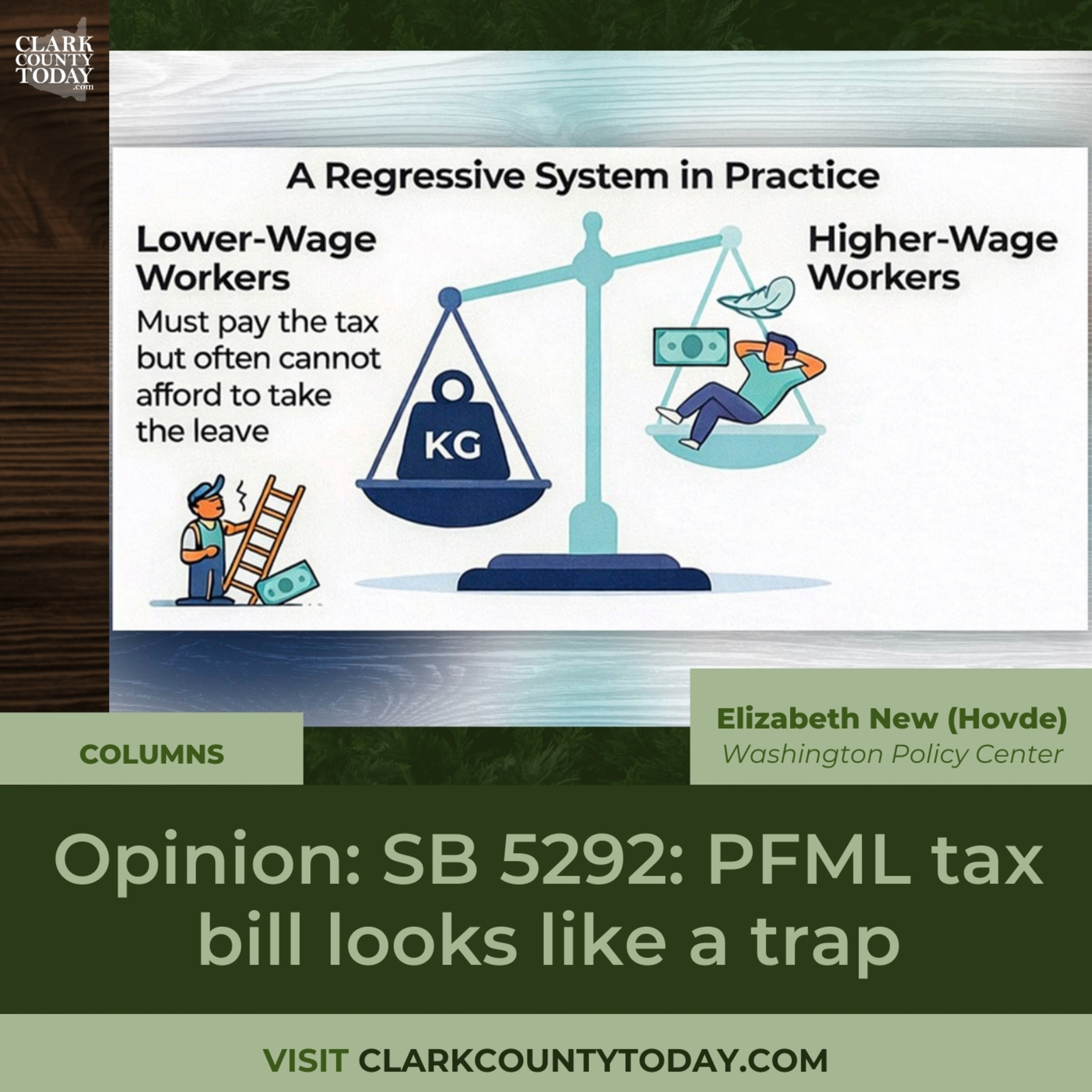 Opinion: SB 5292: PFML tax bill looks like a trap episode artwork