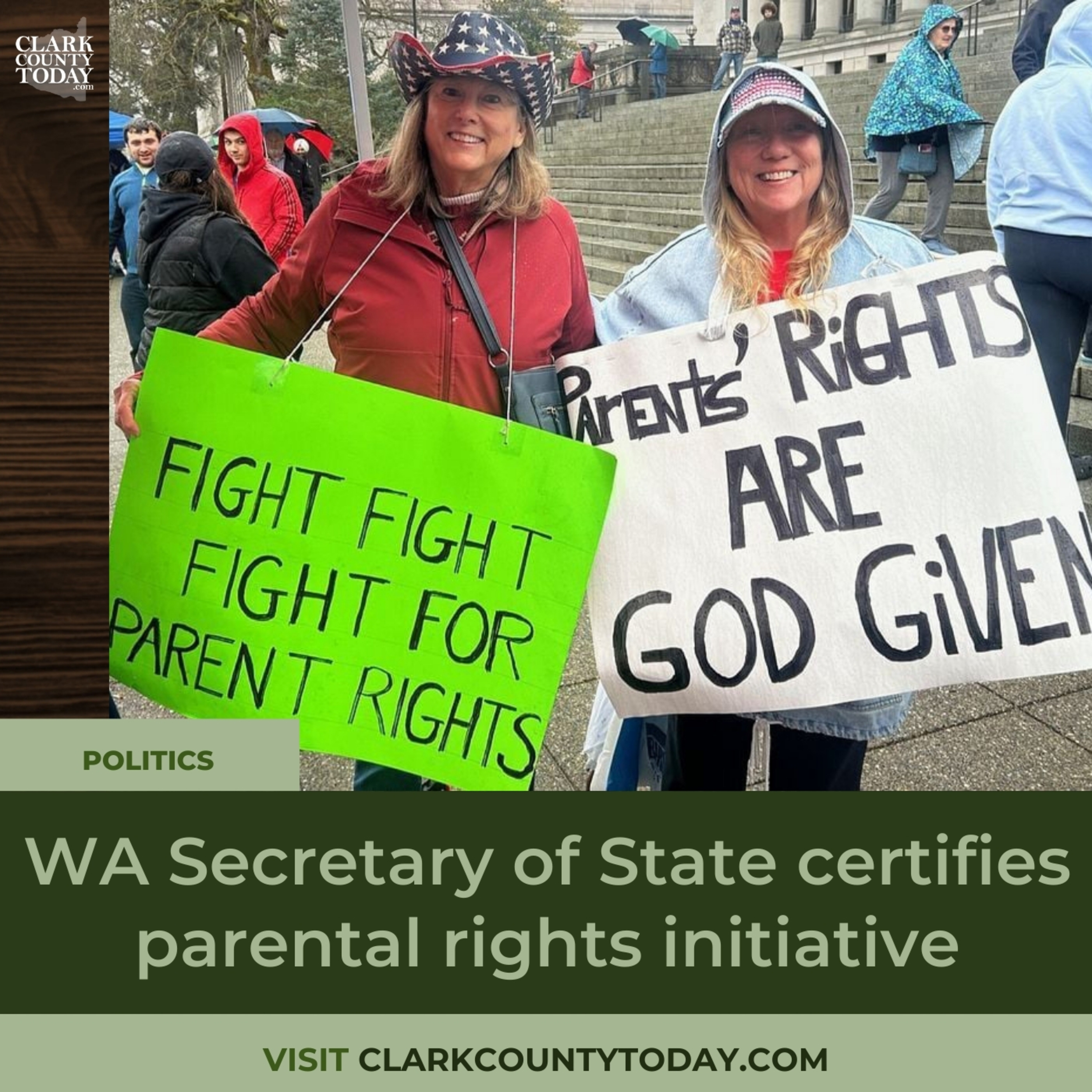 WA Secretary of State certifies parental rights initiative episode artwork
