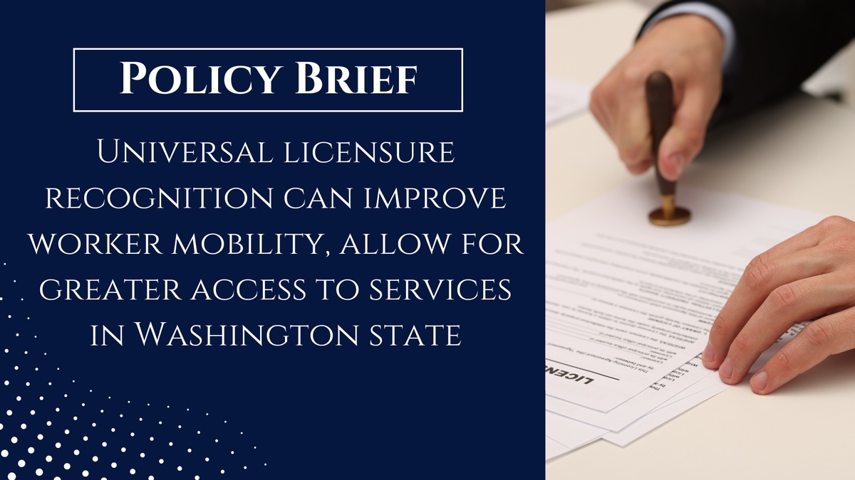Opinion: Fix licensing. Expand access. Lower costs. Free workers.