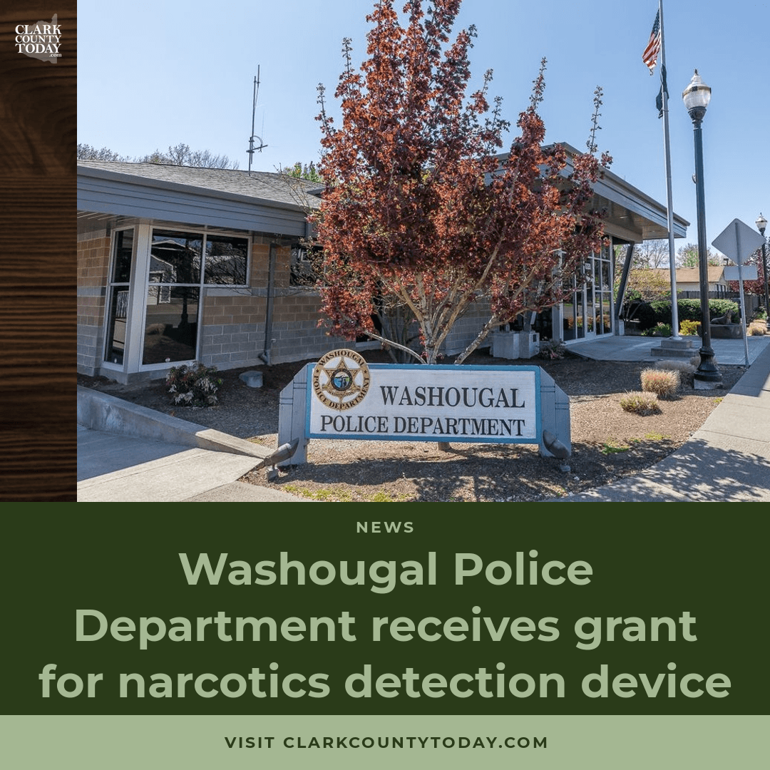 Washougal Police Gets $50K Grant for Drug Detection Tech