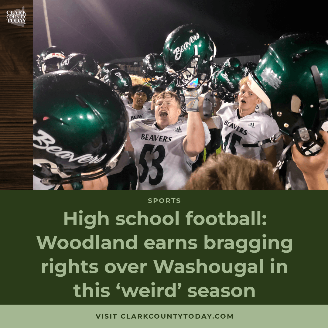 Audio artwork for “High school football: Woodland earns bragging rights over Washougal in this ‘weird’ season”