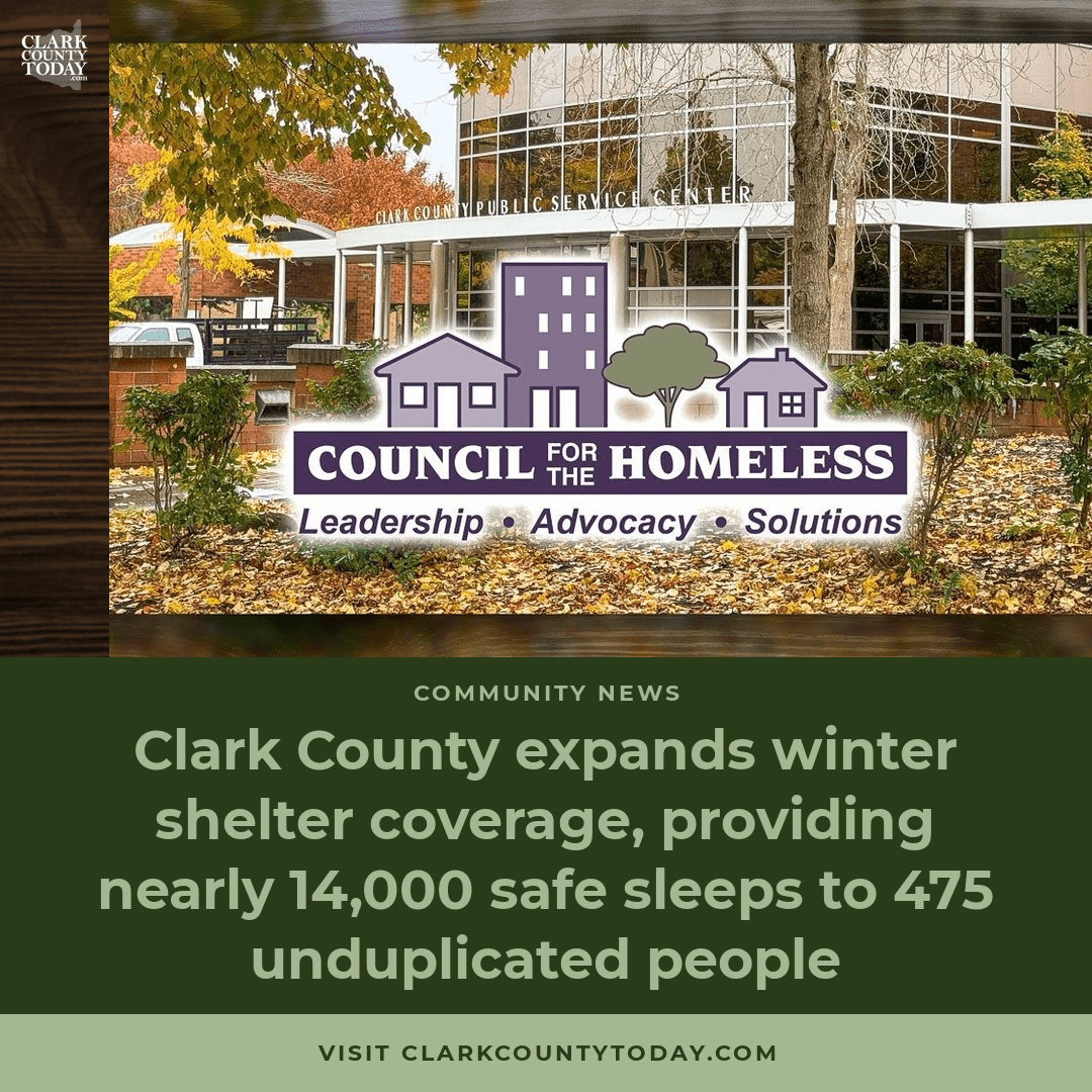 Clark County Winter Shelters Served 475 Homeless Residents
