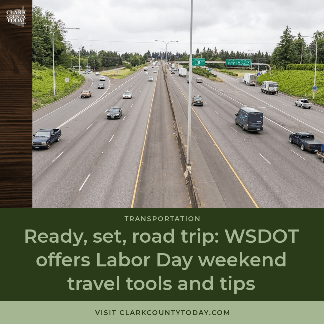 WSDOT's Labor Day Travel Tips for WA Highways