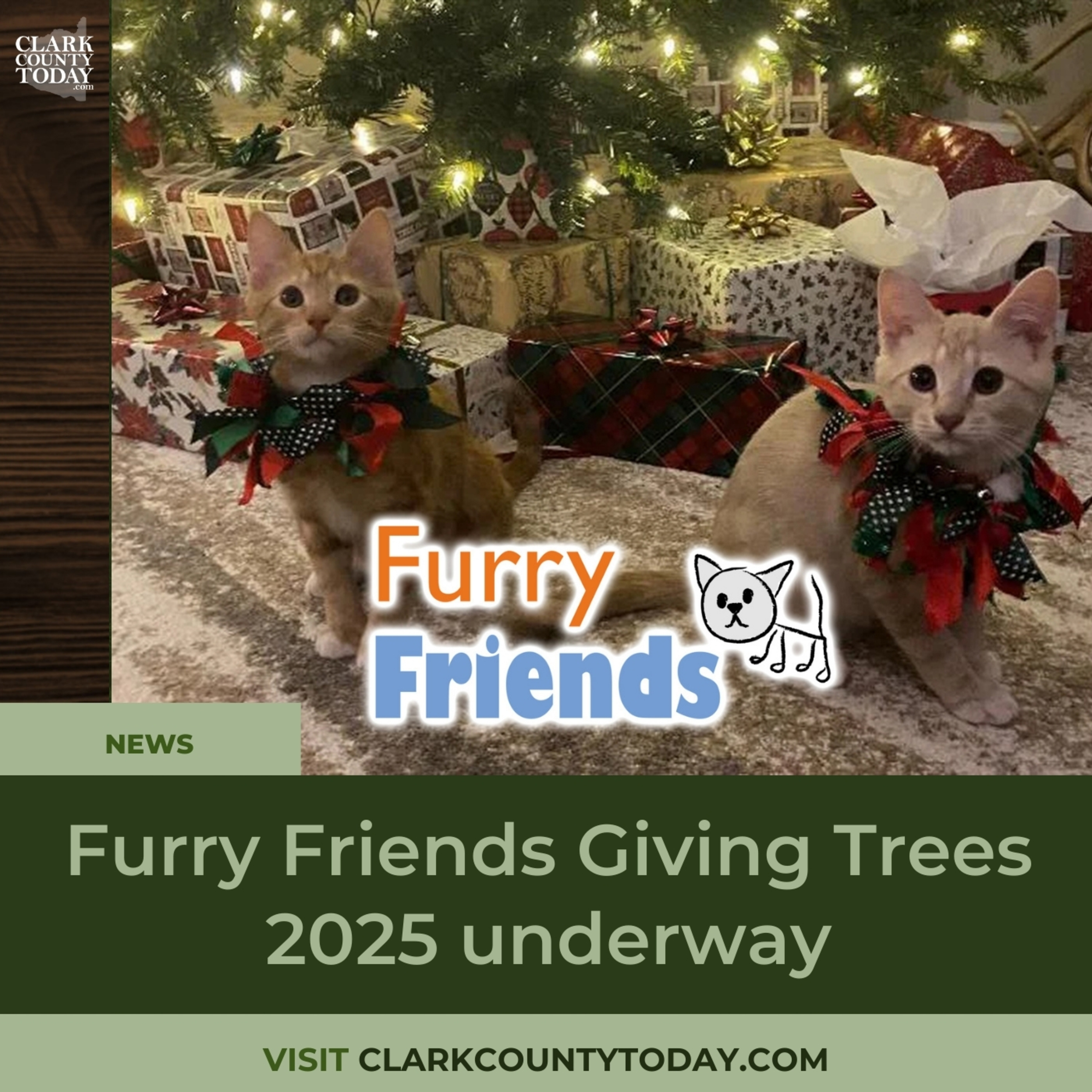 Furry Friends Giving Trees 2025 underway