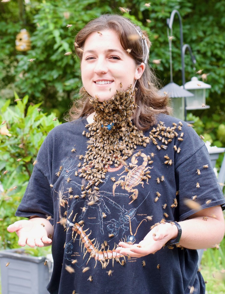 Delanie Craighead of California is the American Honey Queen.