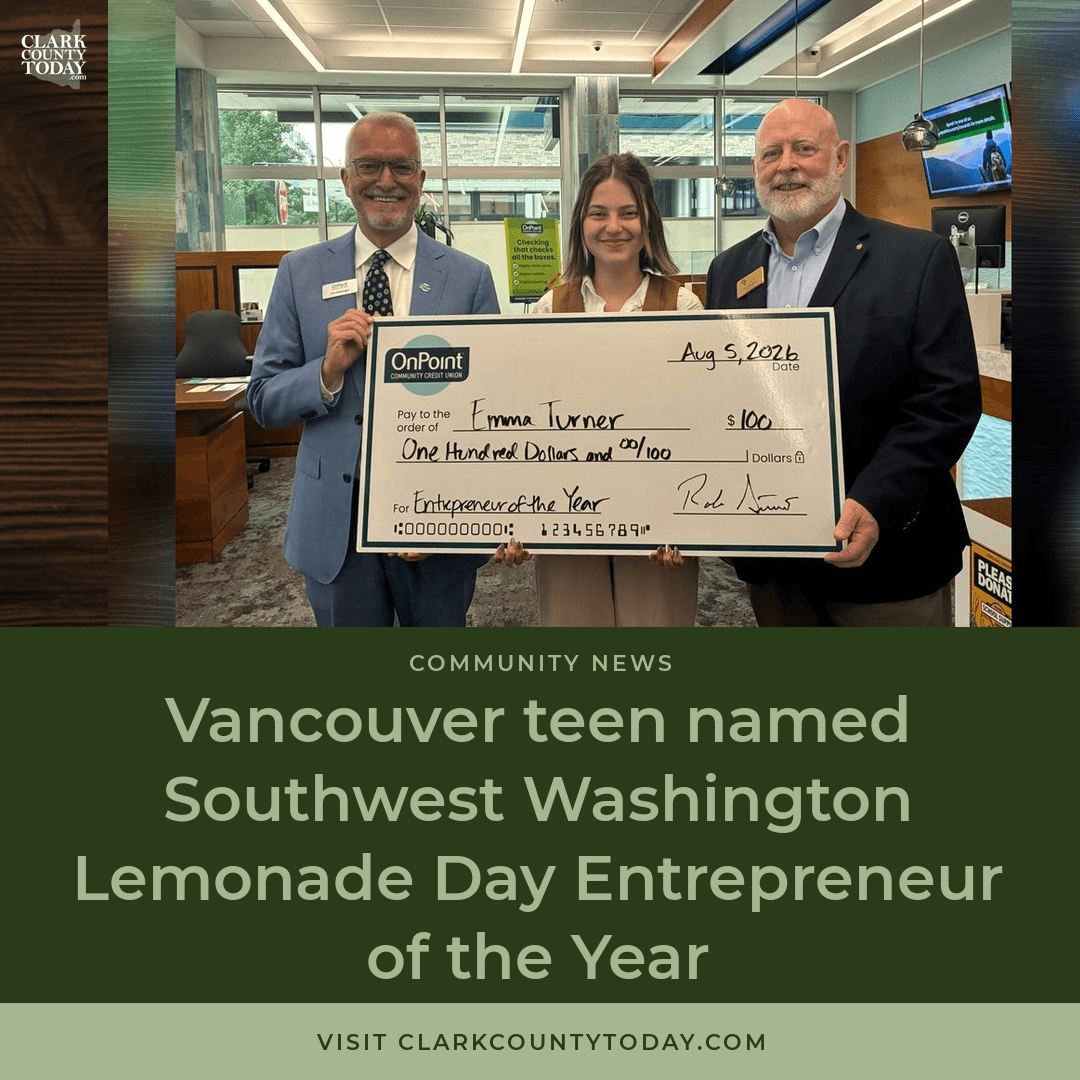 Vancouver Teen Wins Lemonade Day Entrepreneur of the Year