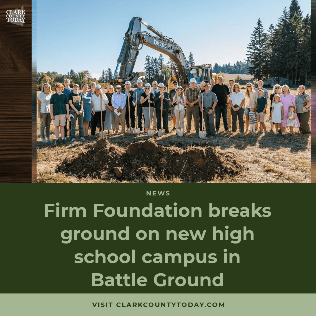 Audio artwork for “Firm Foundation Breaks Ground on Battle Ground High School”