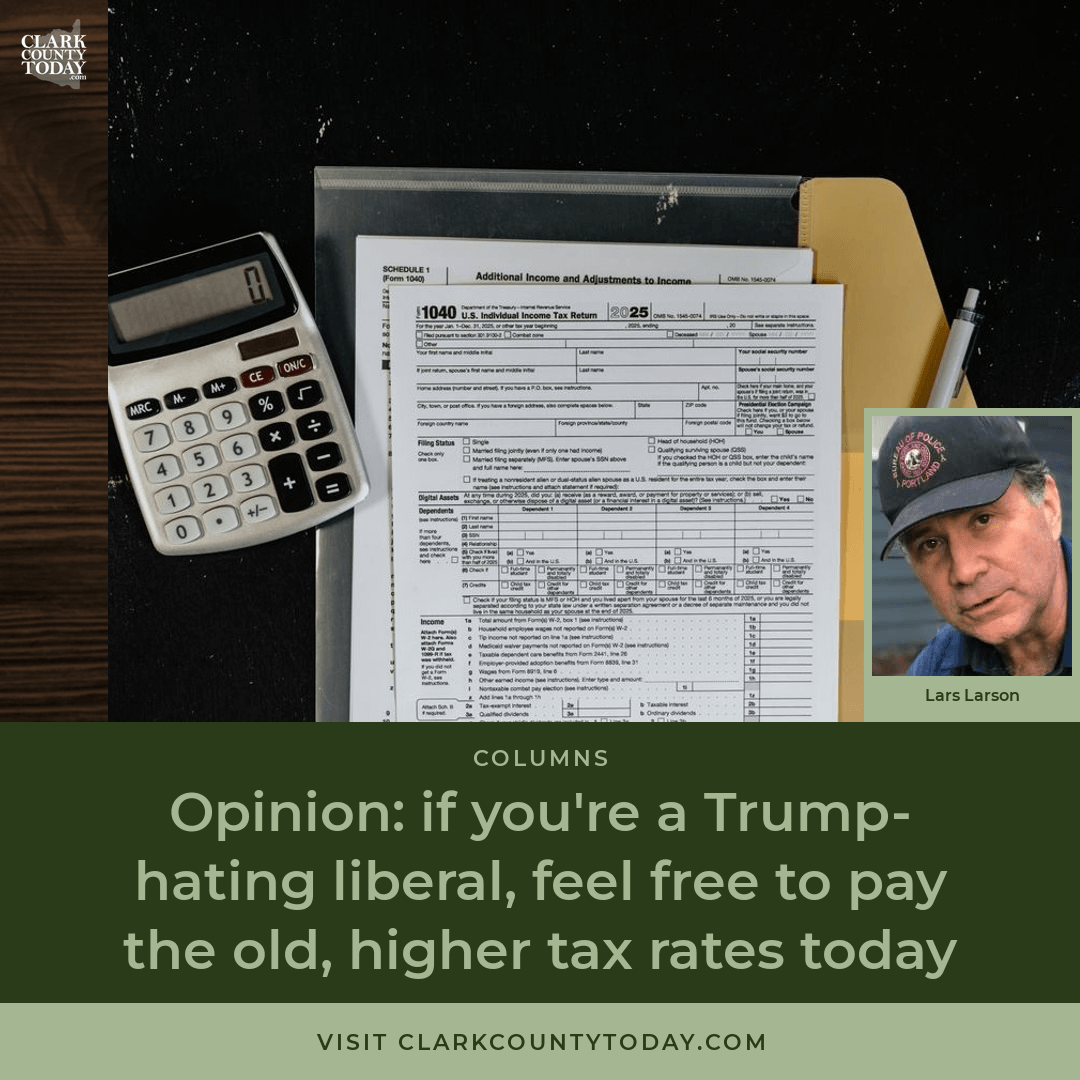Lars: Trump-hating liberals should pay higher tax rates