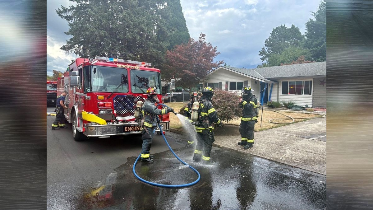 Vancouver Fire responds to structure fire on NE 70th Street