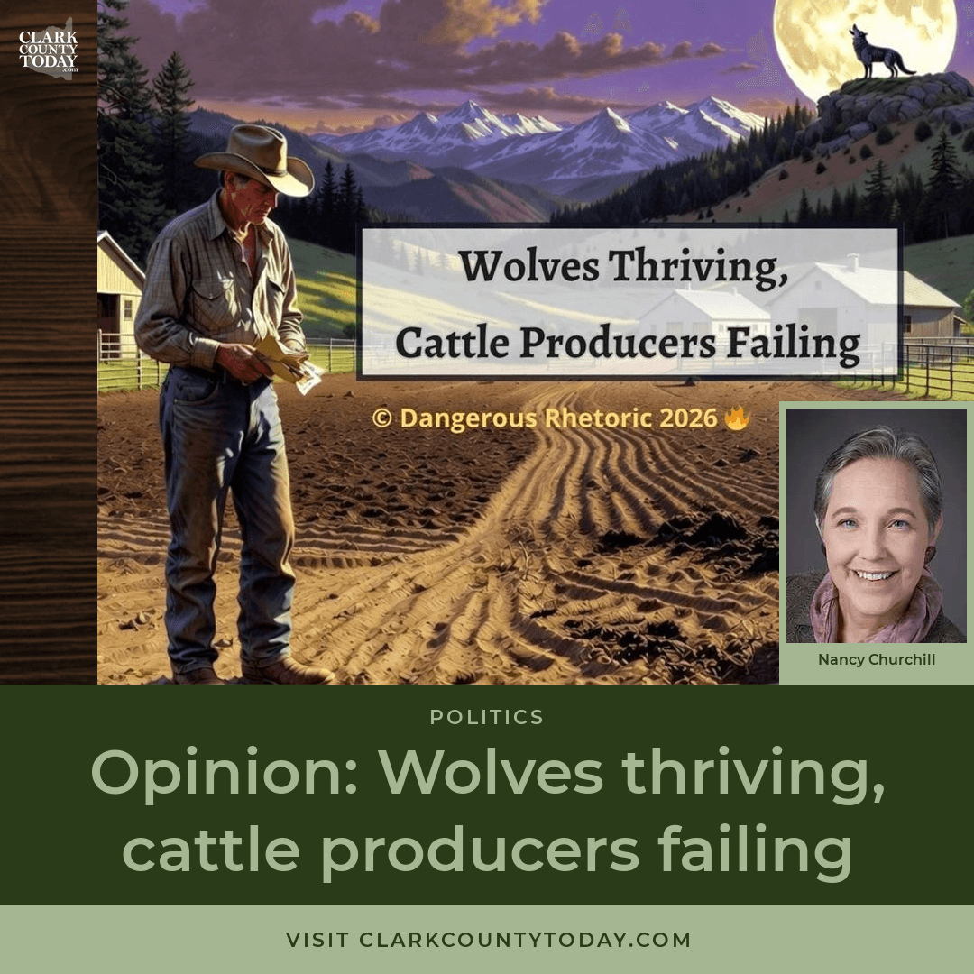 Gray wolves hit record highs as WA agriculture collapses