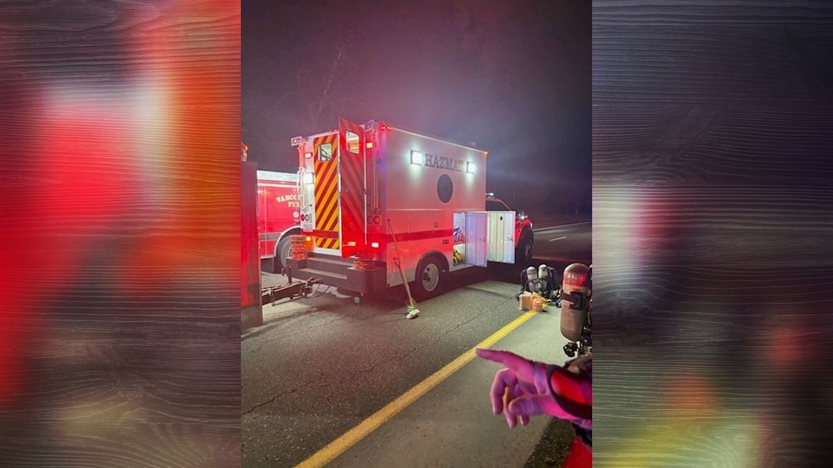 Crash involving hazardous materials closes NE Padden Parkway