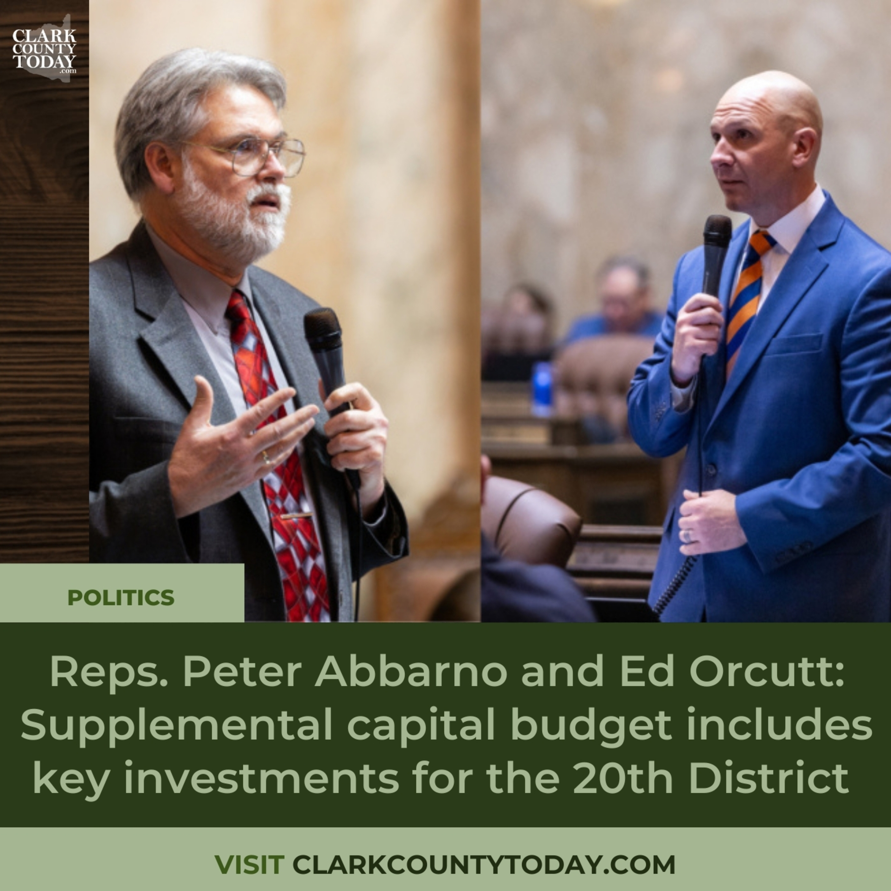 Major 20th District Projects Funded in WA Supplemental Capital Budget episode artwork