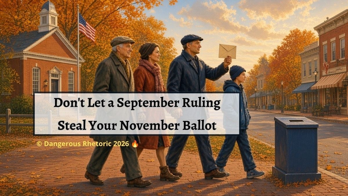 Opinion: Don't let a September ruling steal your November ballot