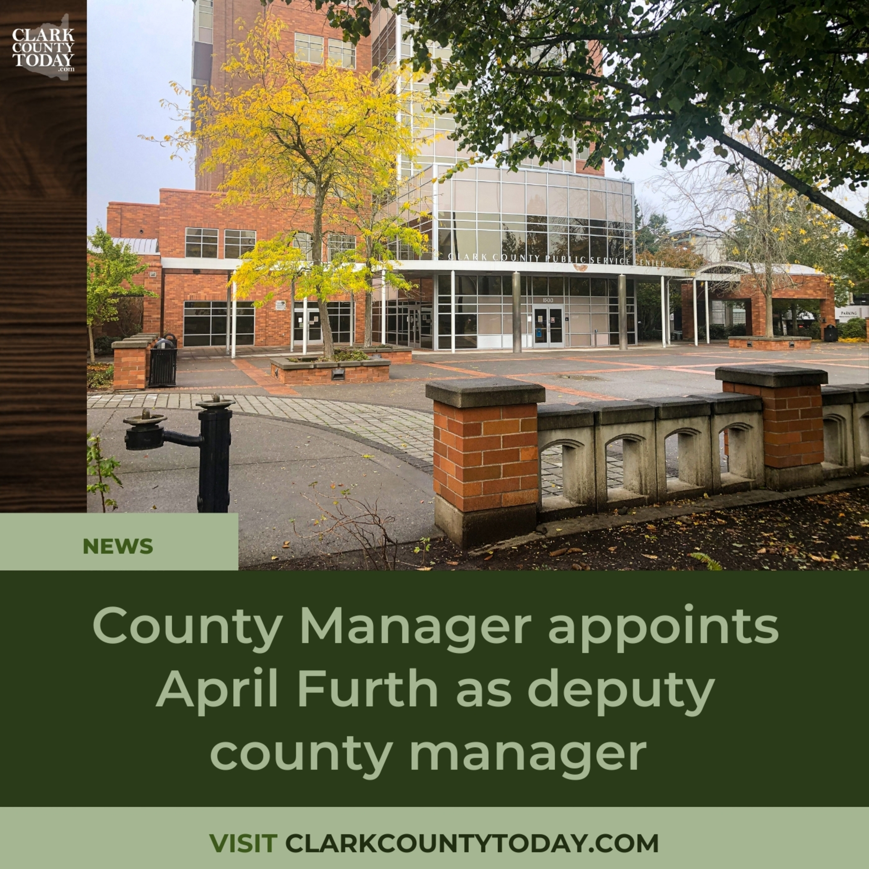County Manager appoints April Furth as deputy county manager episode artwork