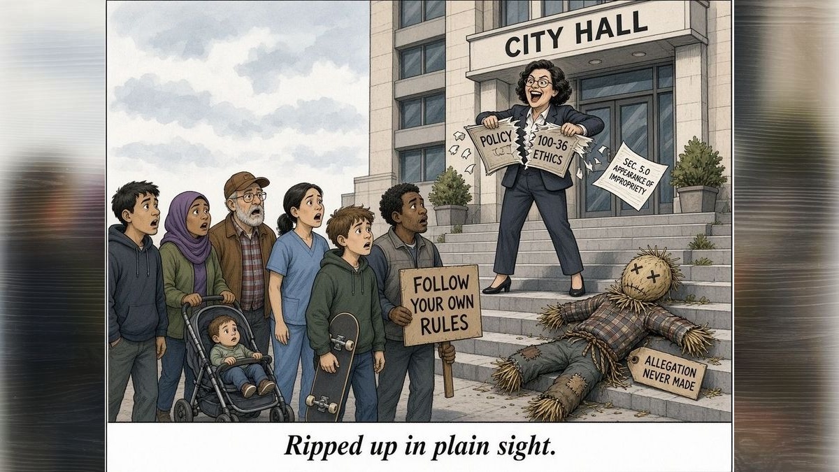 Letter: Vancouver's ethics policy is being ripped up in plain sight