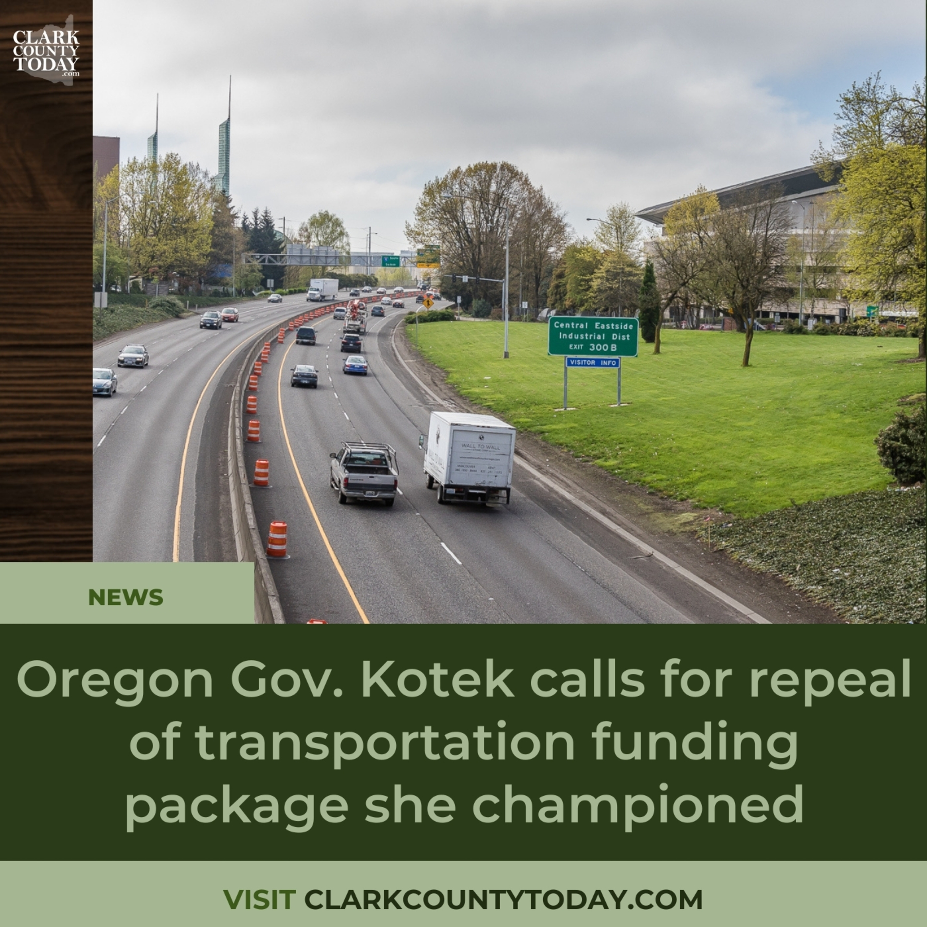 Oregon Gov. Kotek calls for repeal of transportation funding package she championed episode artwork