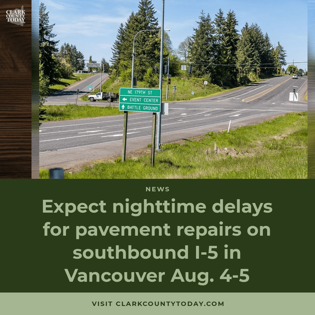 Nighttime I-5 Lane Closures Hit Vancouver Aug. 4-5 episode artwork