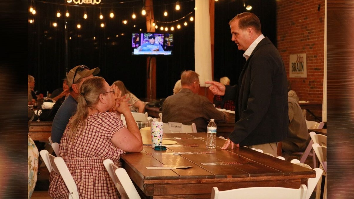 Braun feeling upbeat after initial ballot results