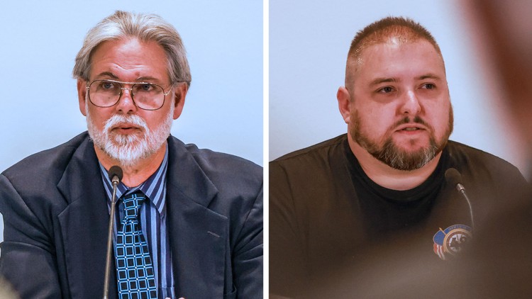 20th Legislative District Position 2 state representative candidate Ed Orcutt and 20th Legislative District Position 2 state representative candidate Evan Jones 