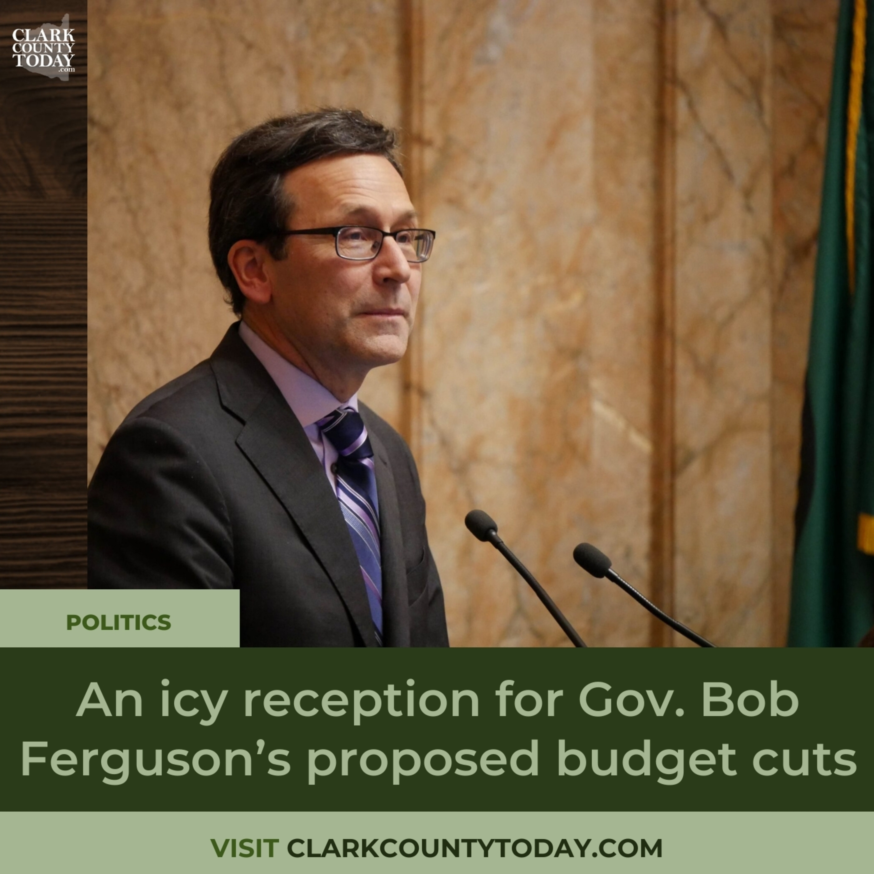 An icy reception for Gov. Bob Ferguson’s proposed budget cuts episode artwork