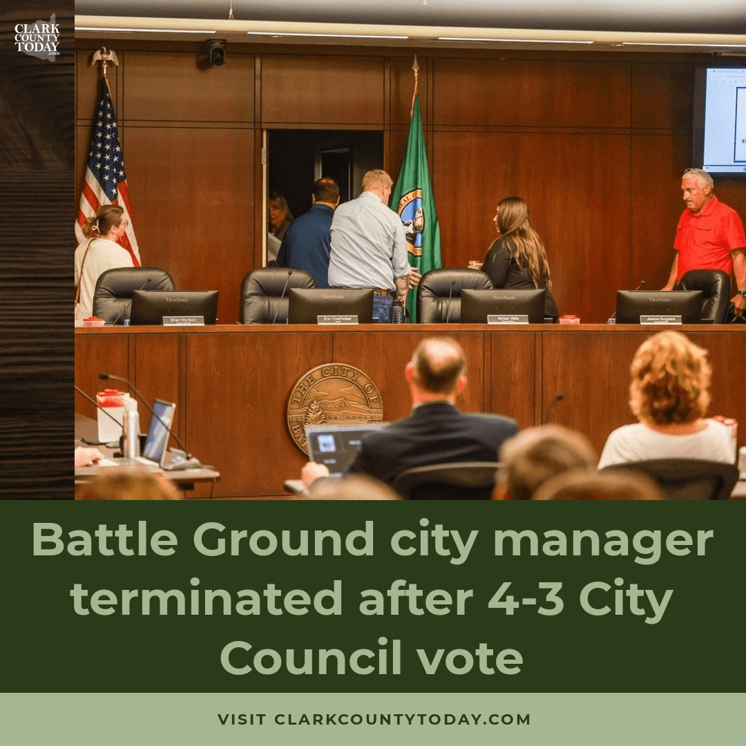Battle Ground Fires City Manager in 4-3 Vote episode artwork
