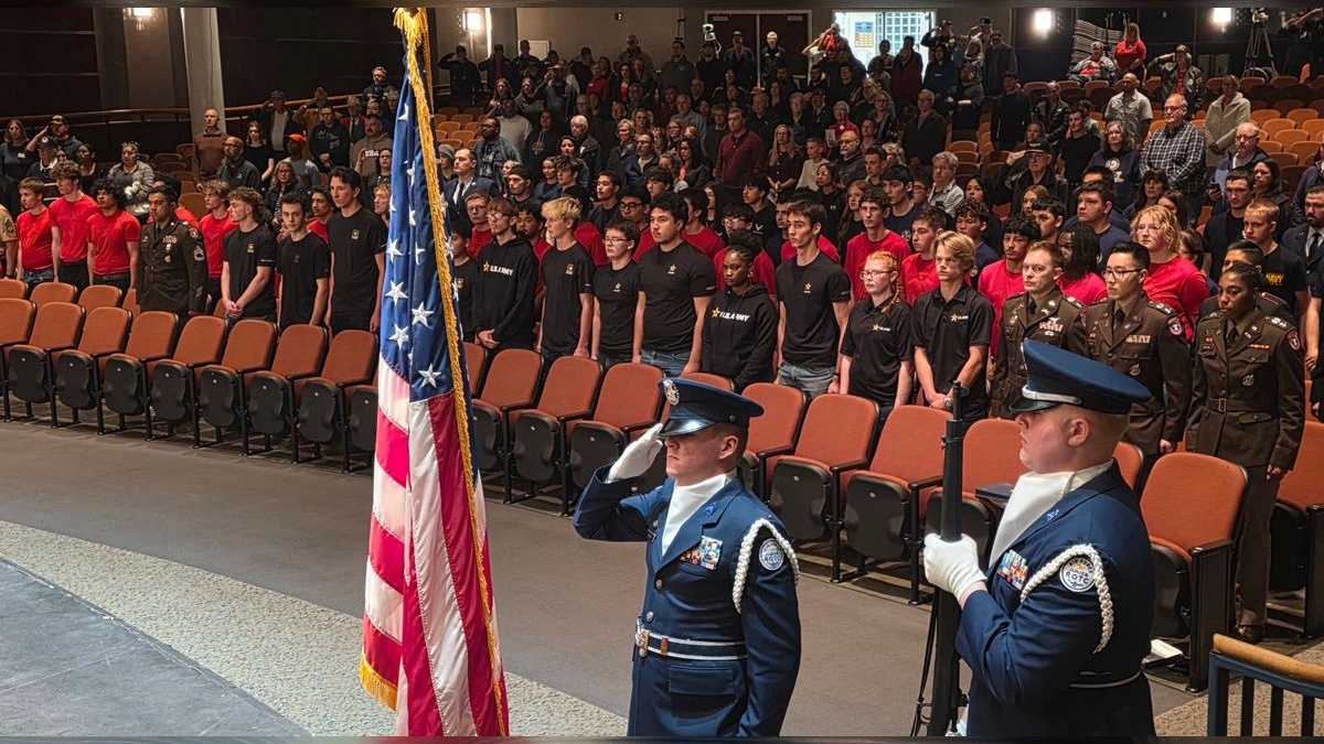 Our Community Salutes recognizes future military service members with special night
