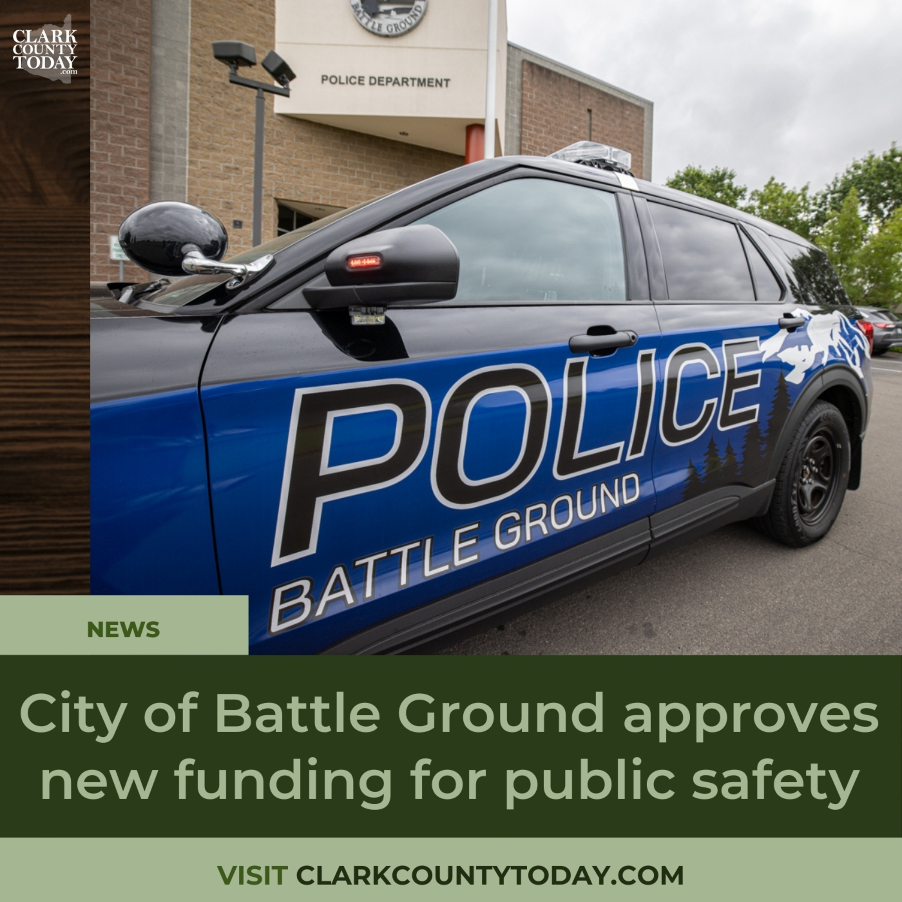 City of Battle Ground approves new funding for public safety