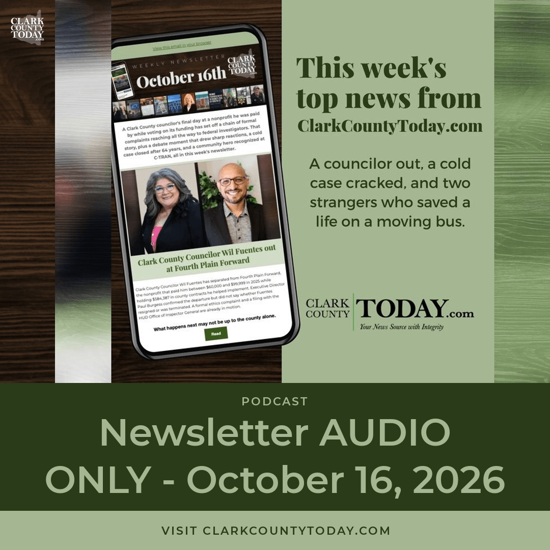 Clark County Today Newsletter: October 16, 2026