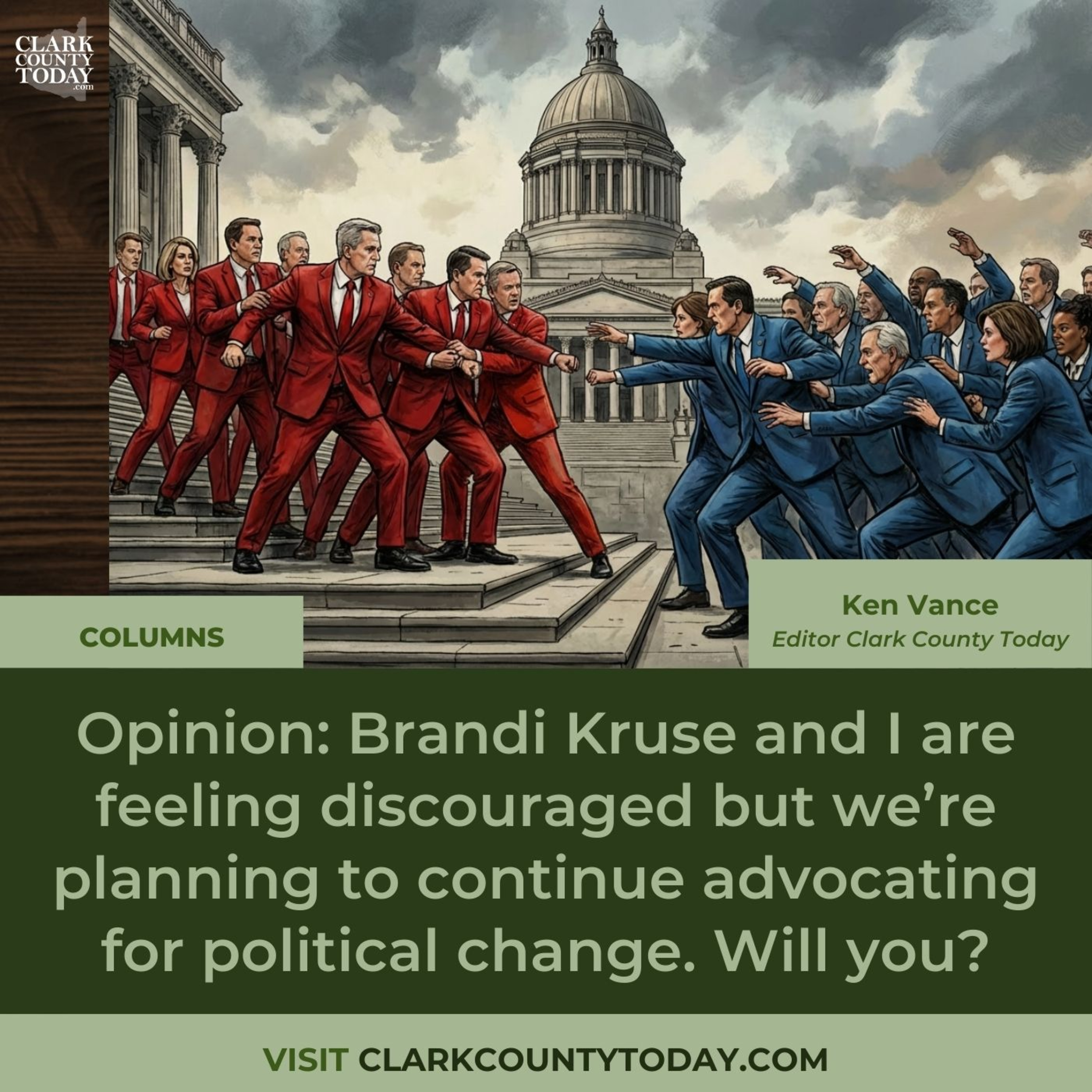 Discouraged but determined: Ken Vance and Brandi Kruse on Washington politics episode artwork