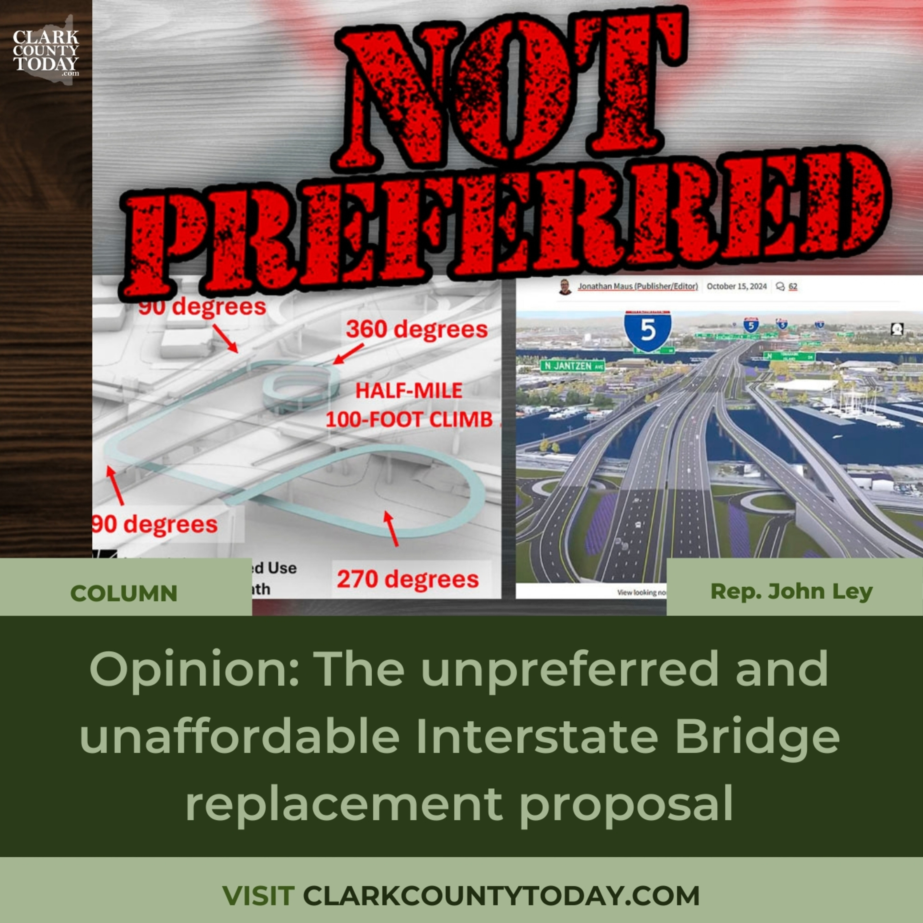 Opinion: The unpreferred and unaffordable Interstate Bridge replacement proposal episode artwork