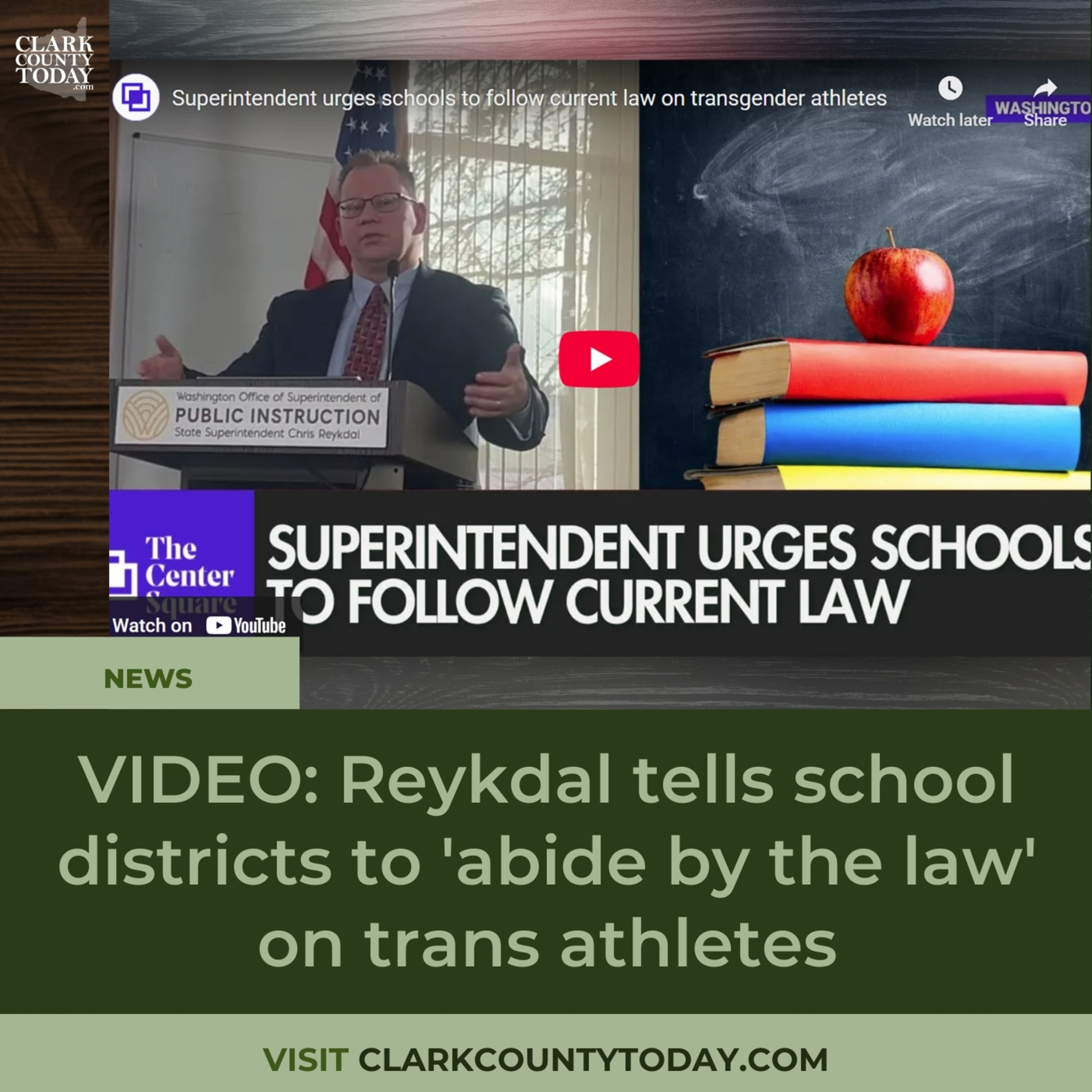 VIDEO: Reykdal tells school districts to 'abide by the law' on trans athletes episode artwork