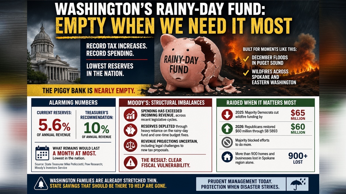 Opinion: Washington state’s rainy day fund won’t help fire victims