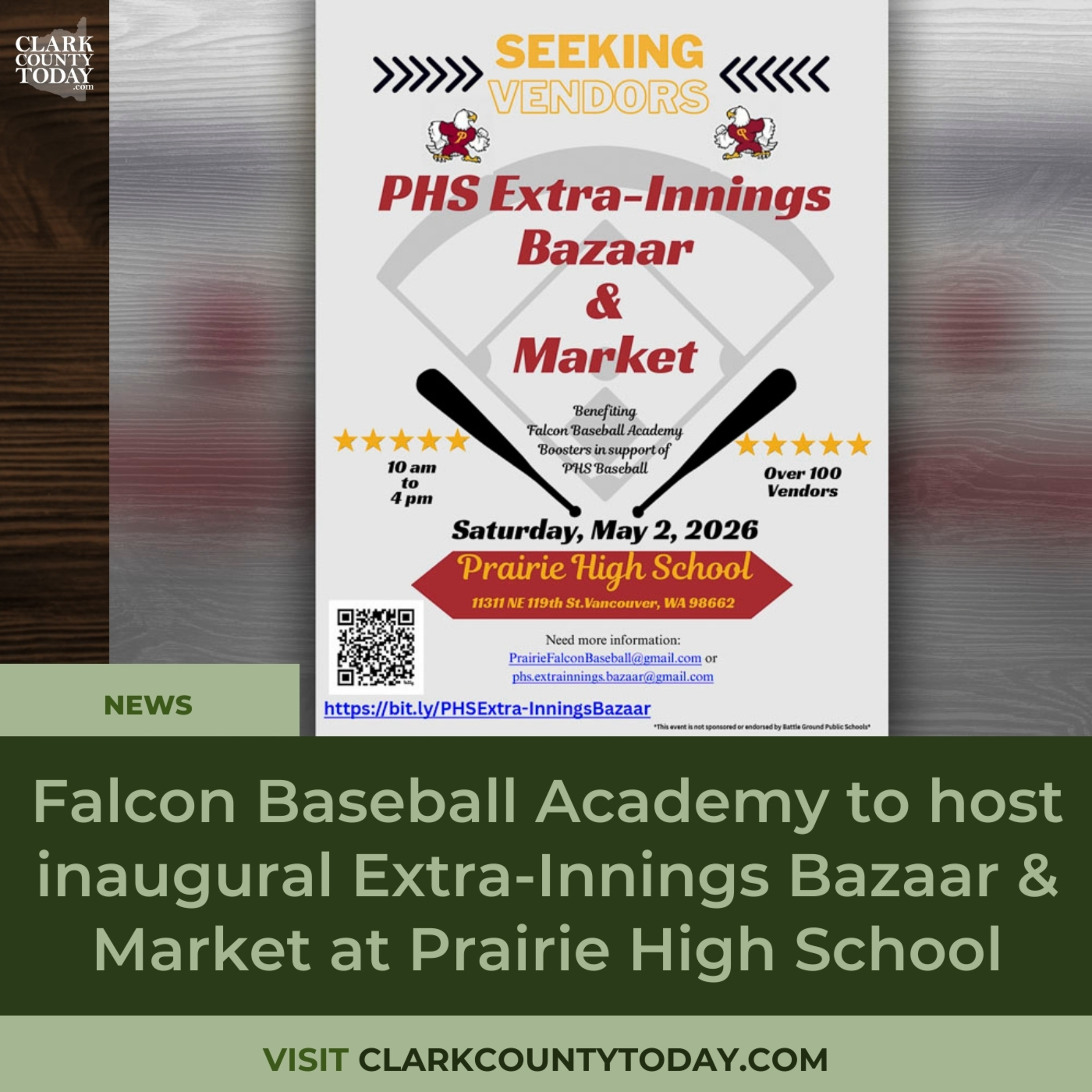 Prairie High School to Host Extra-Innings Bazaar & Market episode artwork