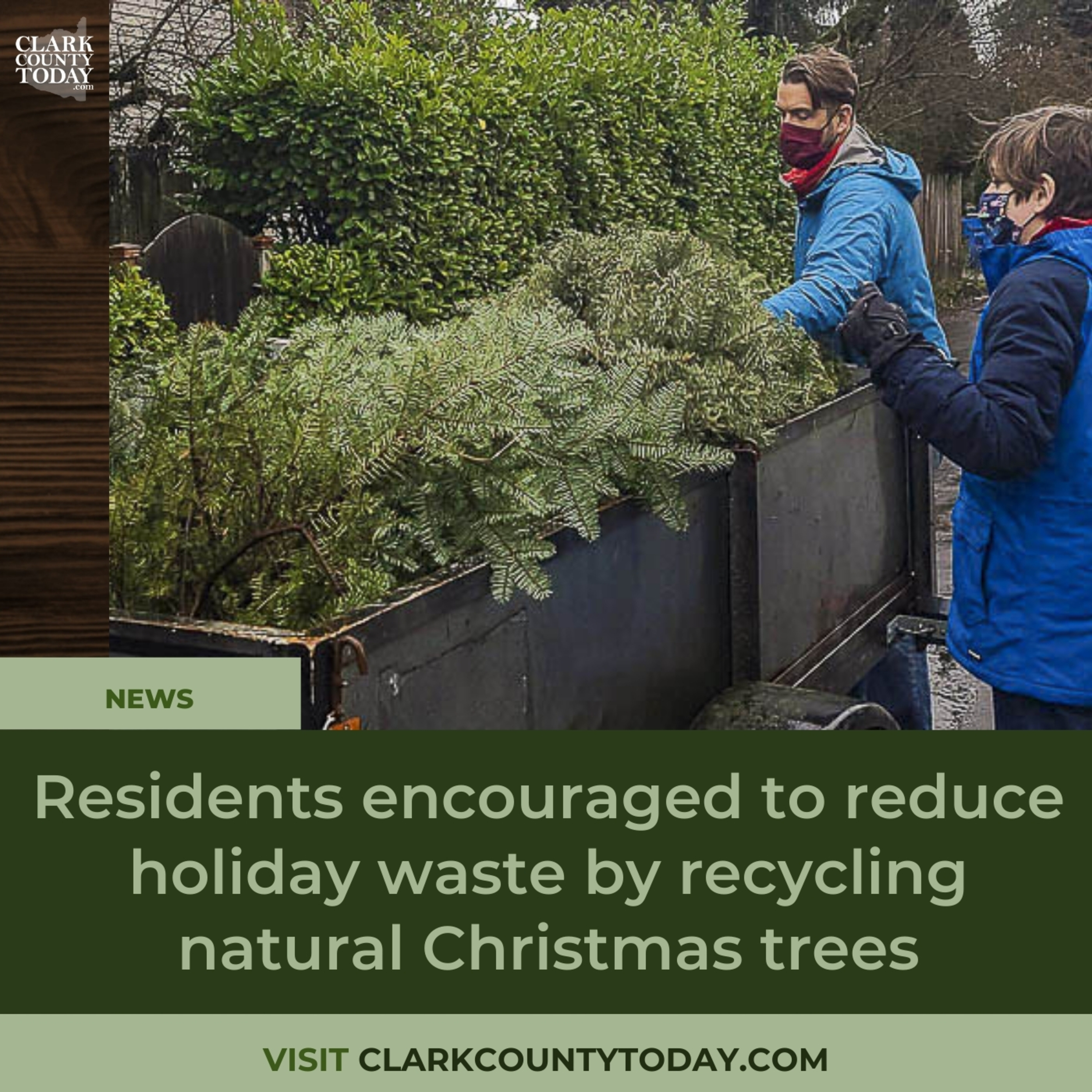Residents encouraged to reduce holiday waste by recycling natural Christmas trees episode artwork