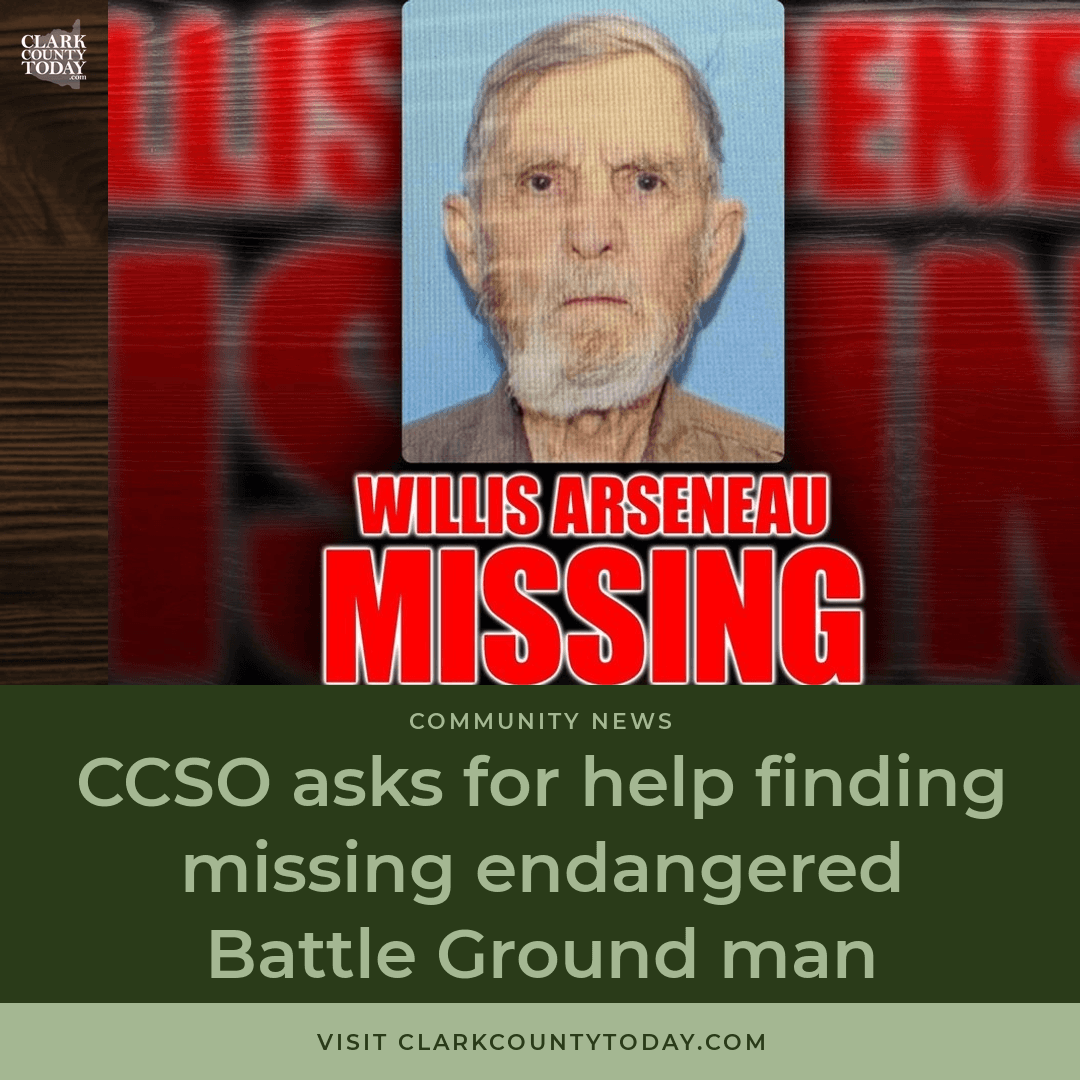 CCSO Searches for Missing 91-Year-Old Battle Ground Man episode artwork