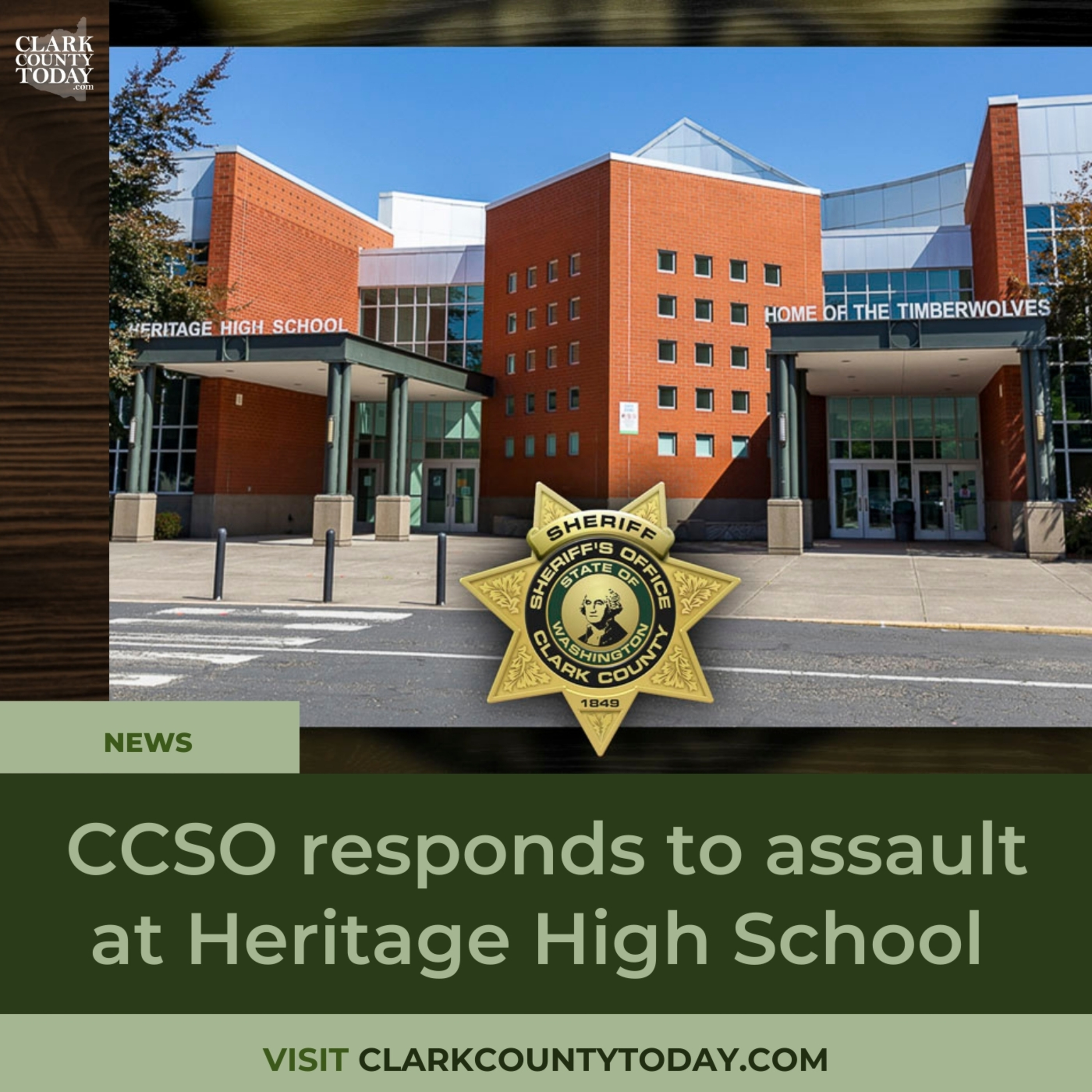 CCSO responds to assault at Heritage High School episode artwork