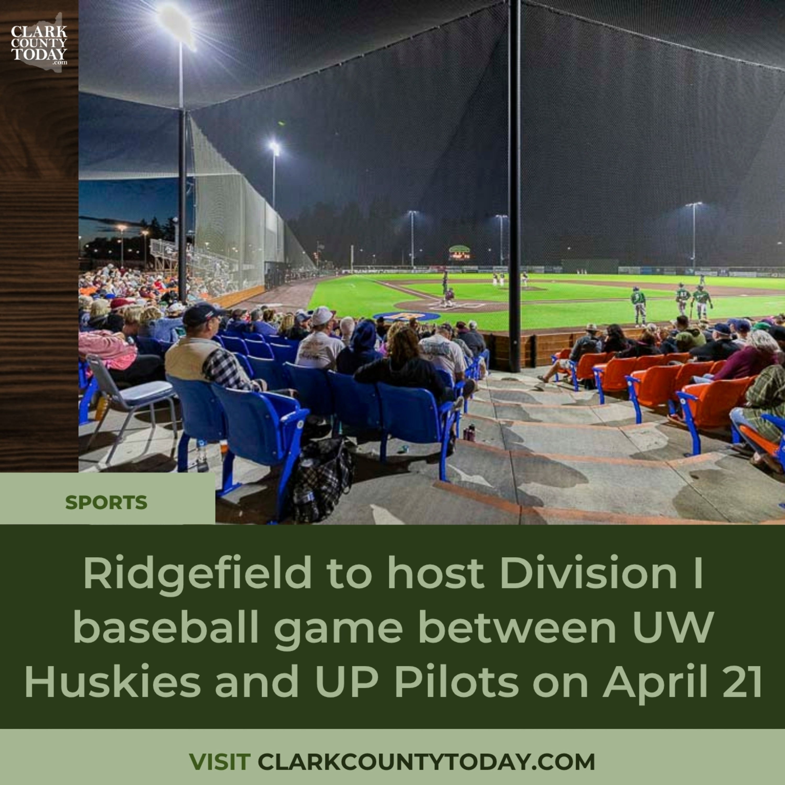 UW Huskies and Portland Pilots face off in Ridgefield on April 21 episode artwork