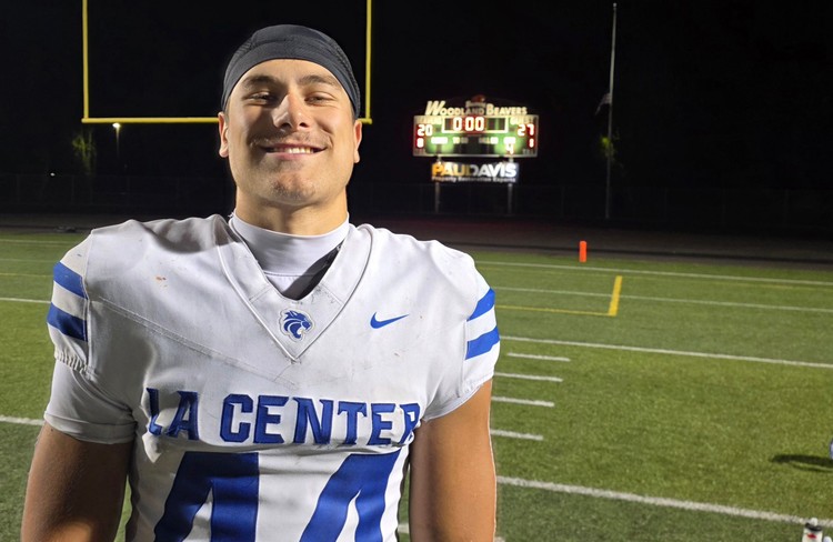 La Center senior Zayne Latham is thrilled he returned to football a couple of years ago.