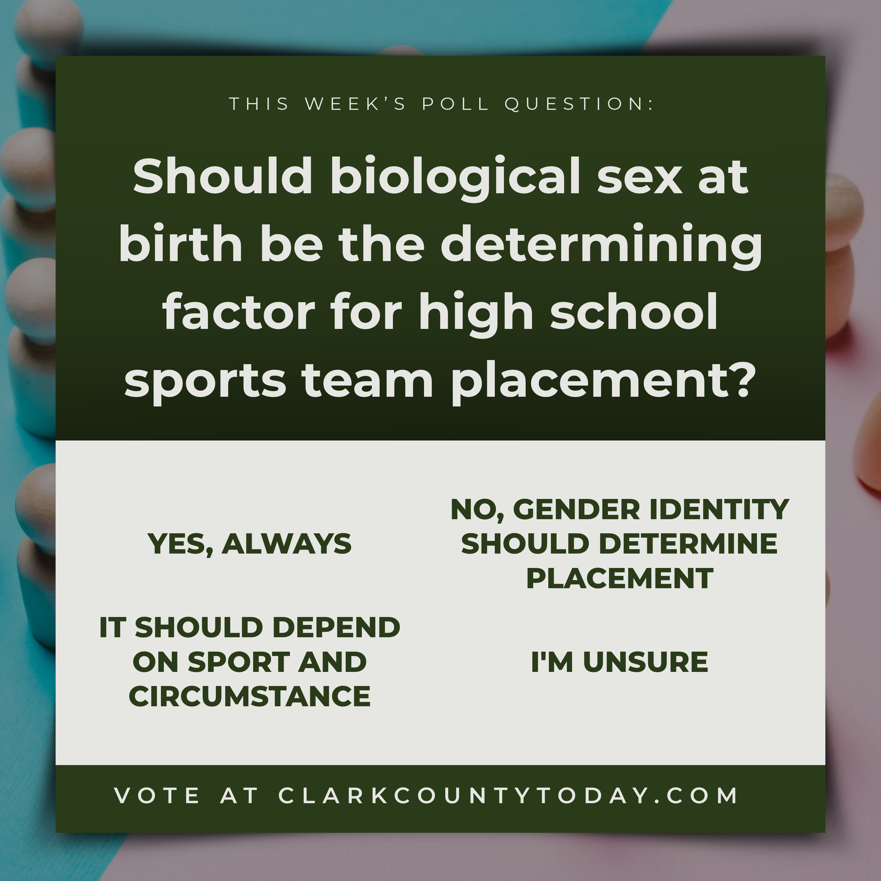 Should biological sex at birth be the determining factor for high school sports team placement?