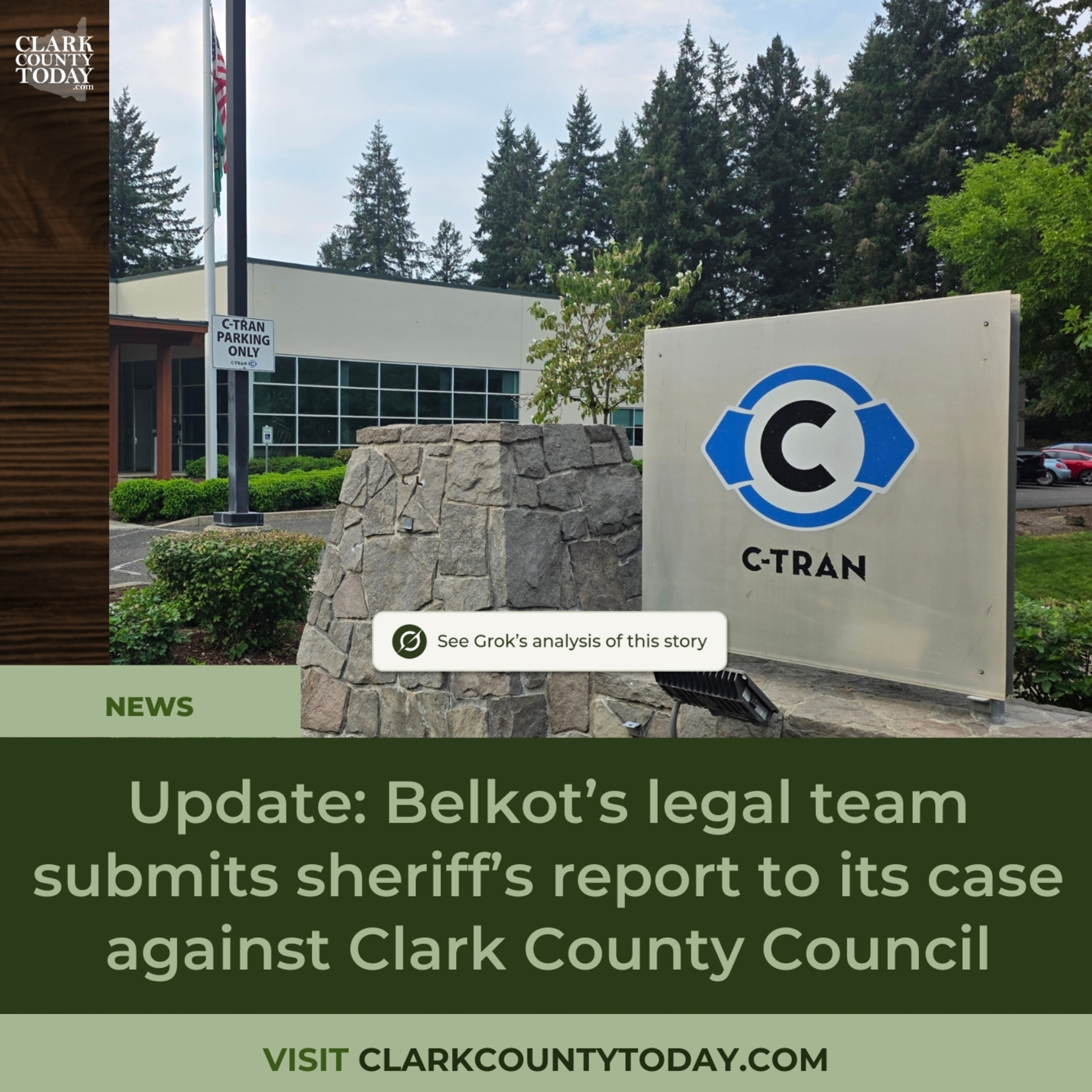 Update: Belkot’s legal team submits sheriff’s report to its case against Clark County Council